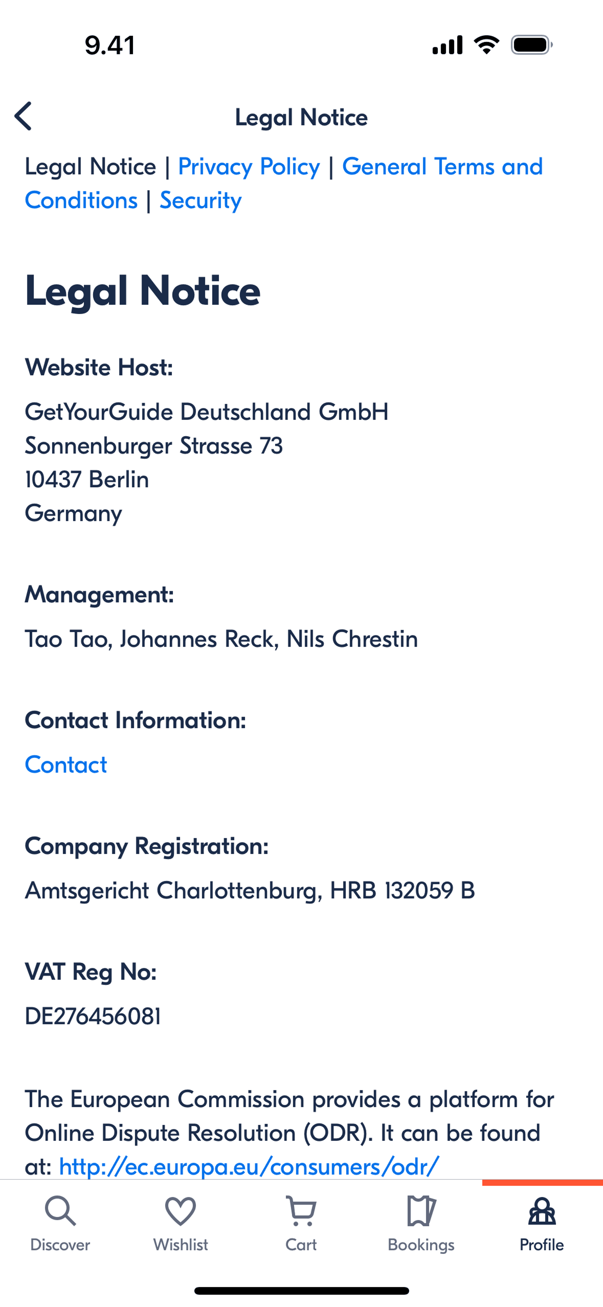 GetYourGuide iOS UI screenshot 22