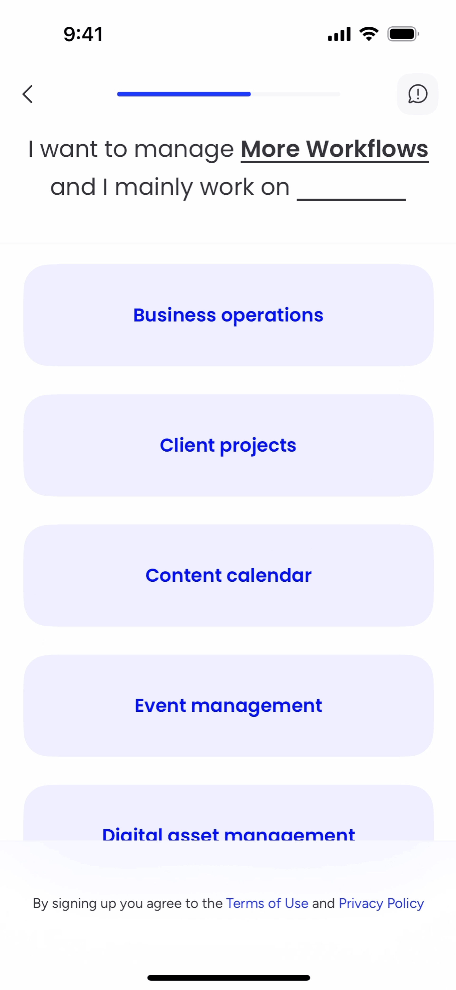 monday.com iOS UI screenshot 10