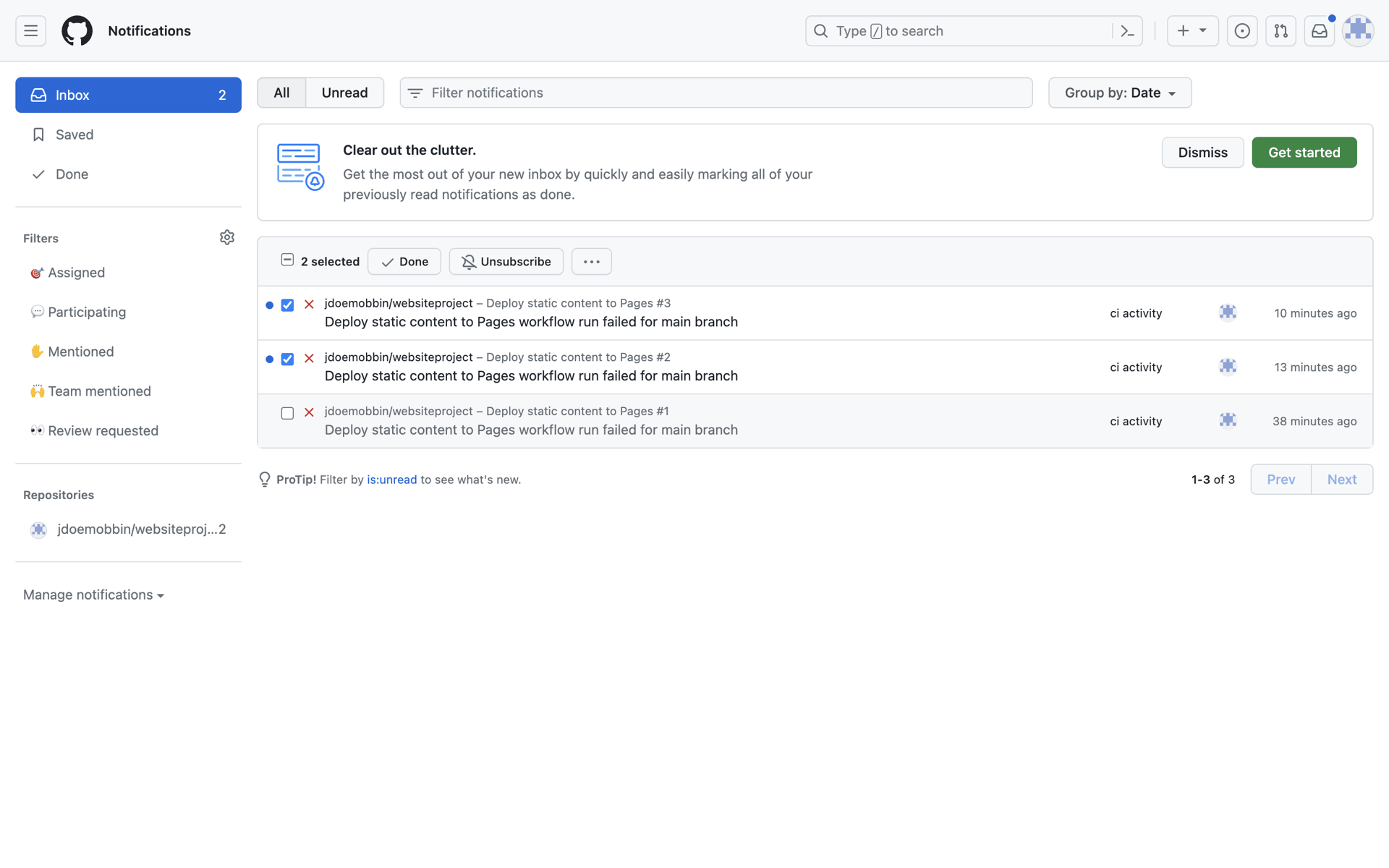 GitHub Web UI screenshot 8