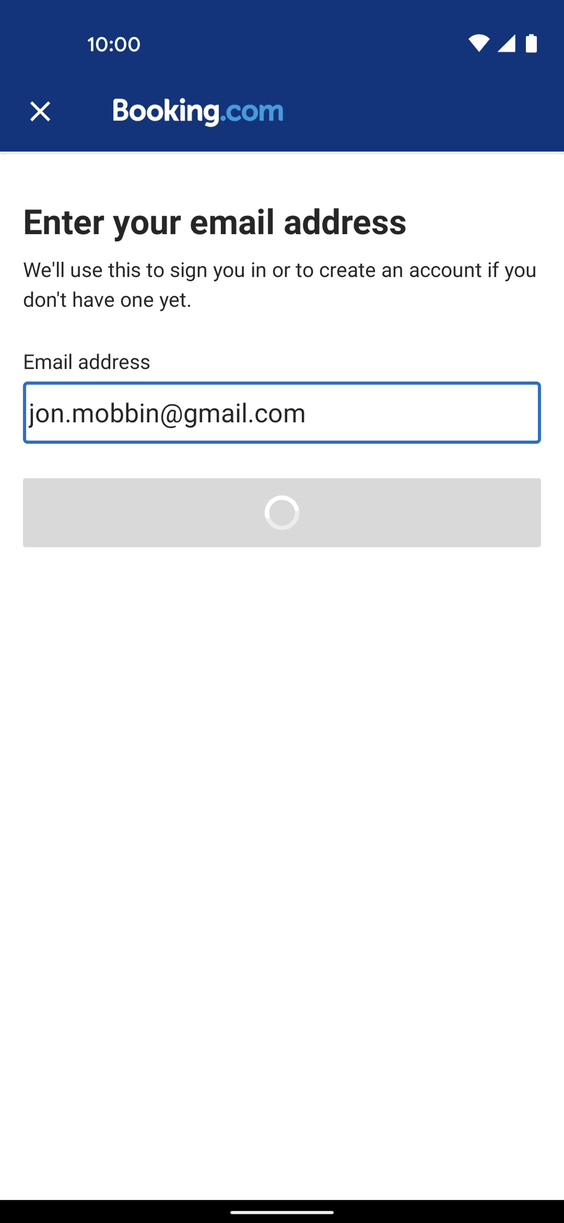 Booking.com Android UI screenshot 6