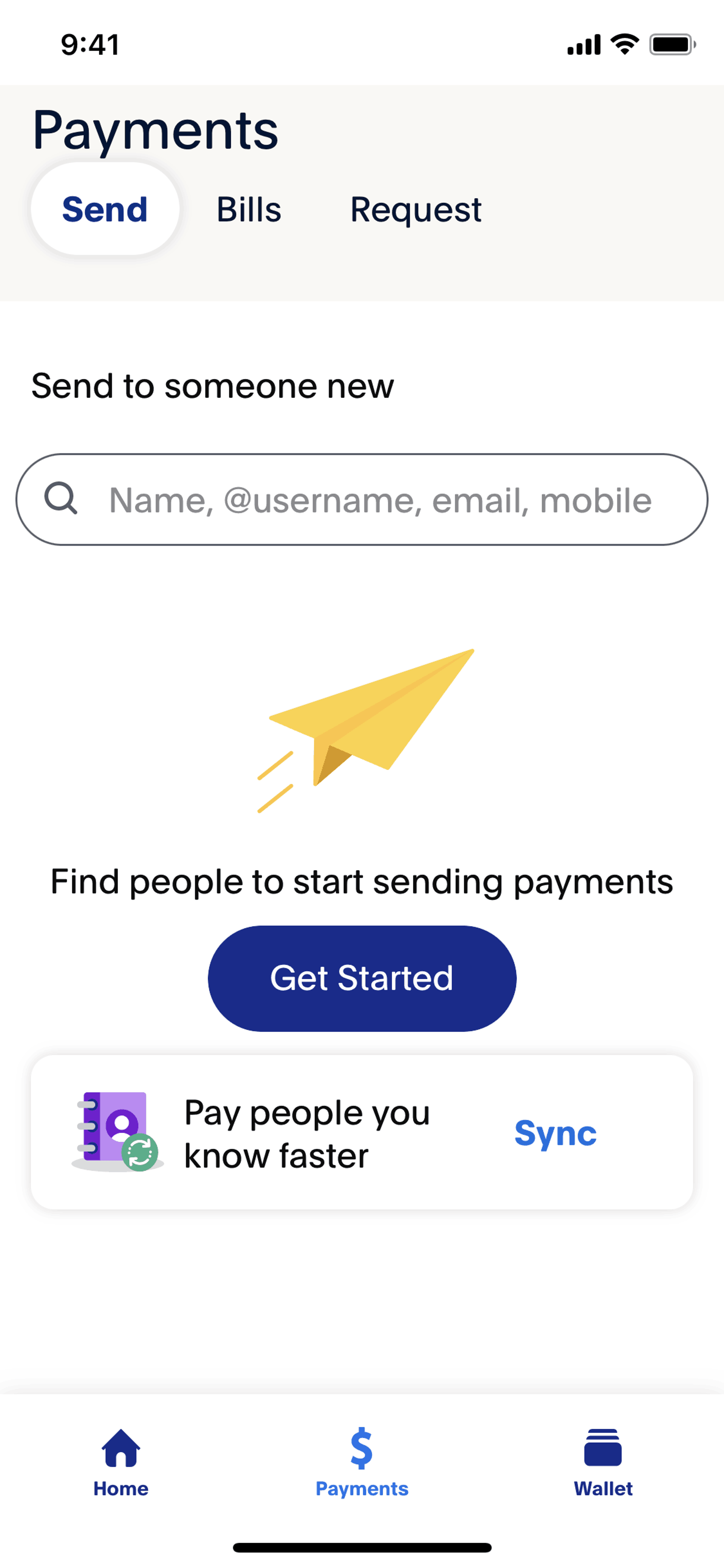 PayPal iOS UI screenshot 15