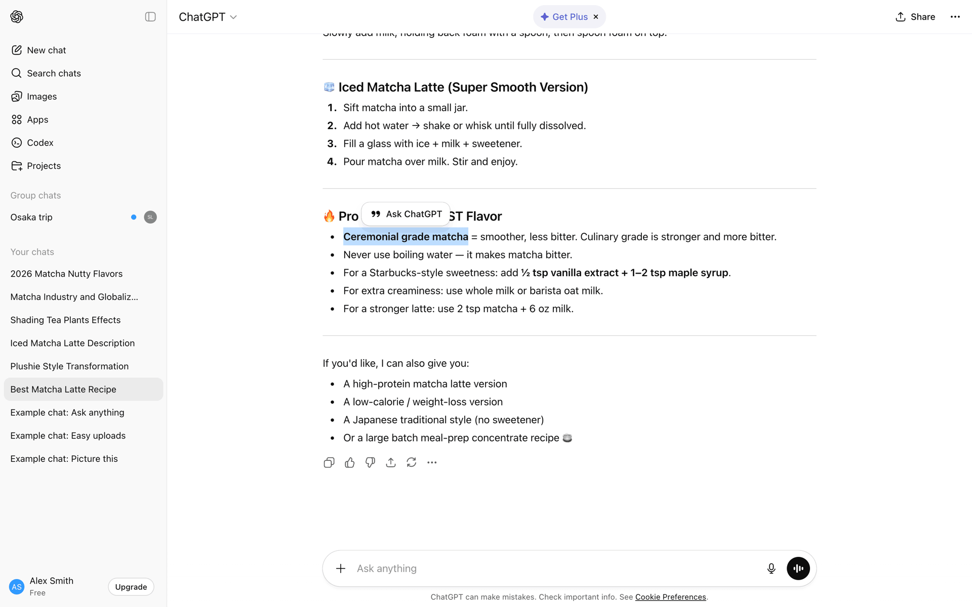 ChatGPT Web UI screenshot 15