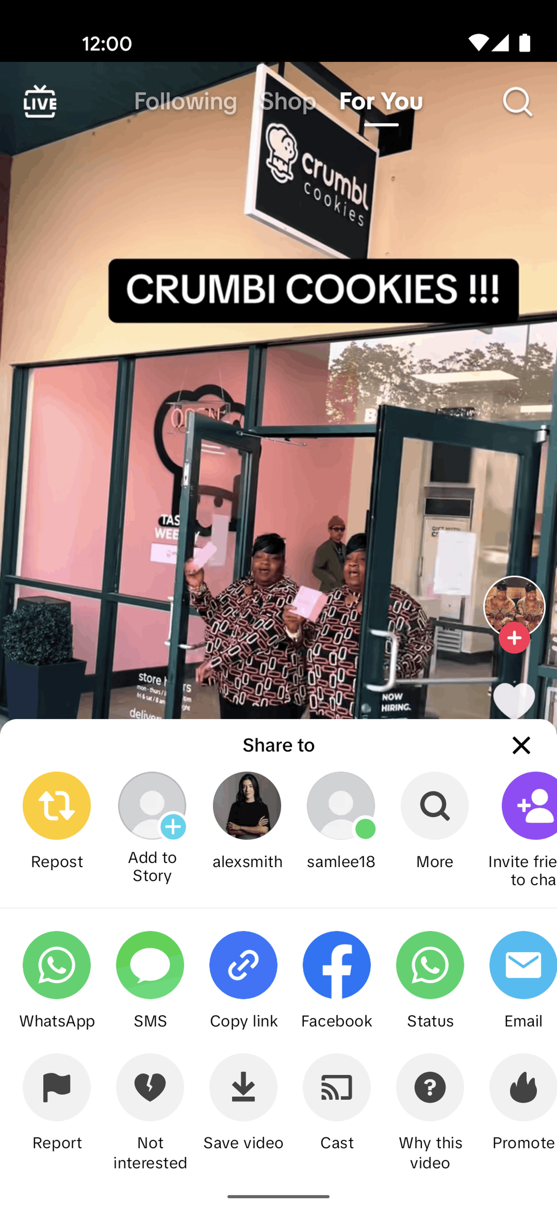 TikTok Android UI screenshot 14