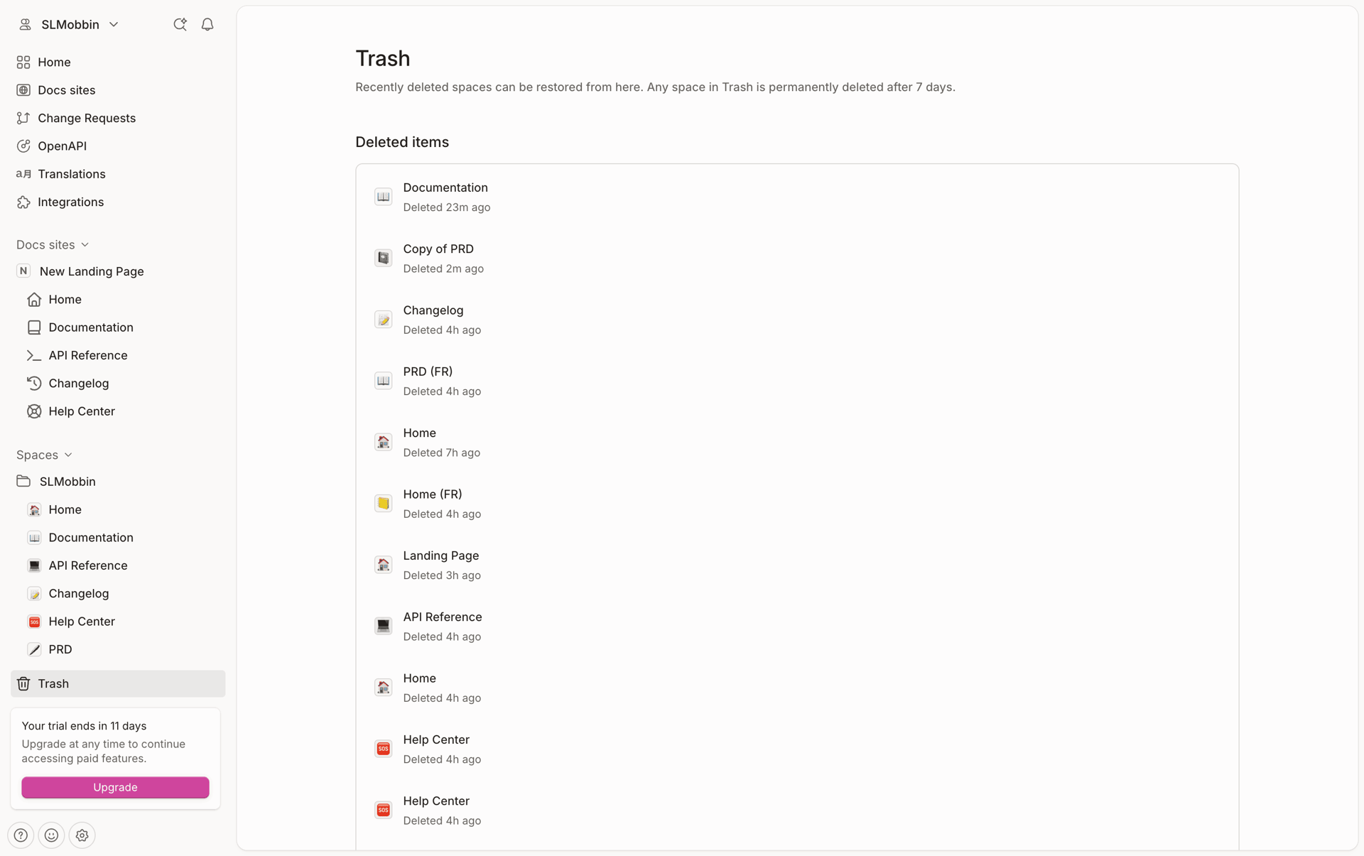 GitBook Web UI screenshot 4