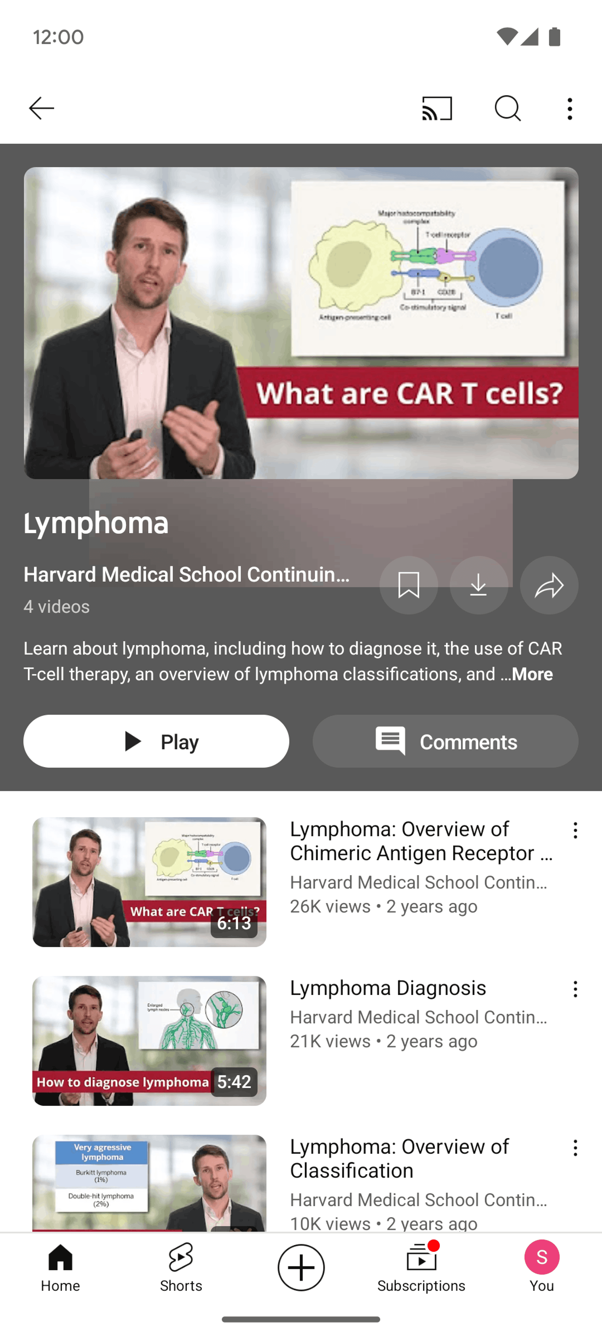 YouTube Android UI screenshot 9