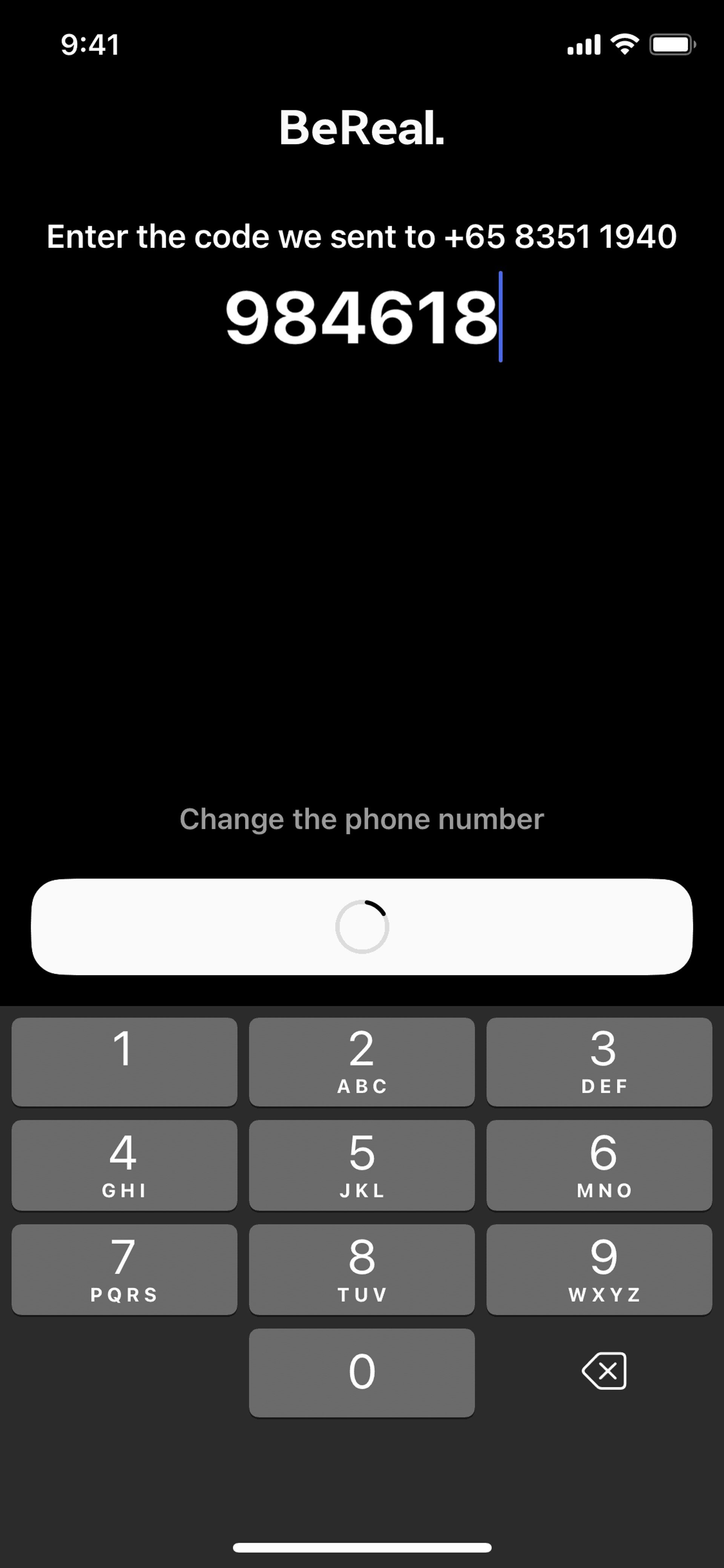 BeReal. iOS UI screenshot 13
