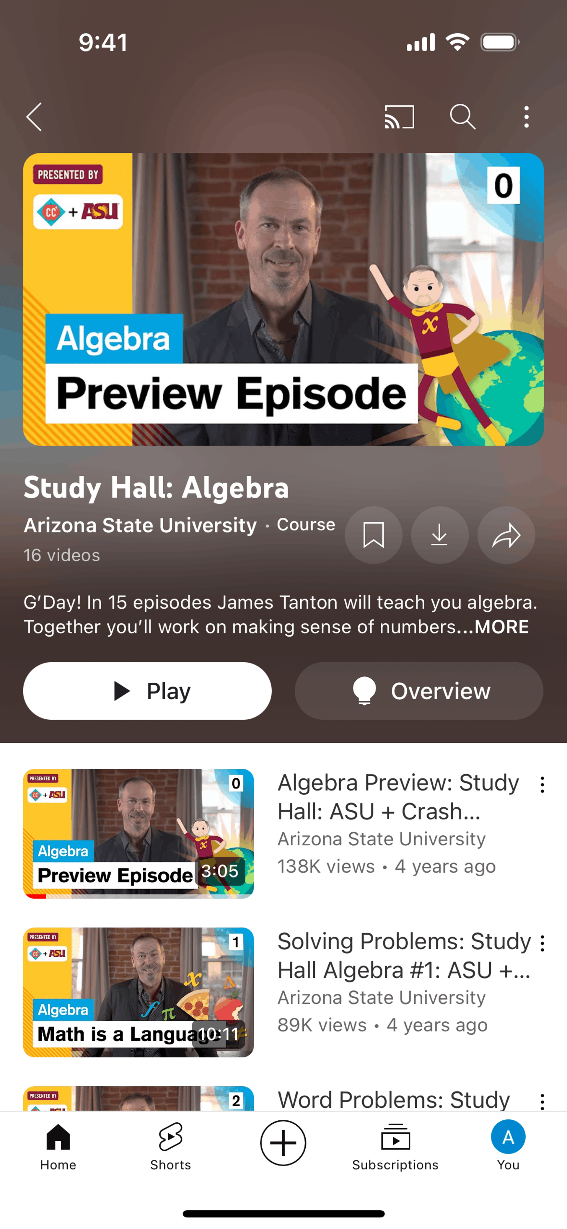 YouTube iOS UI screenshot 15