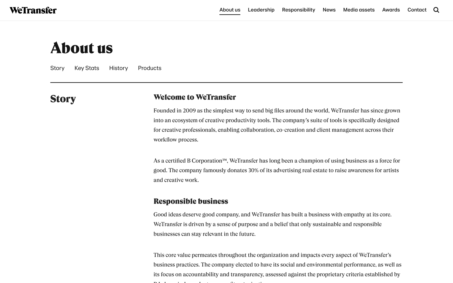 WeTransfer Web UI screenshot 24