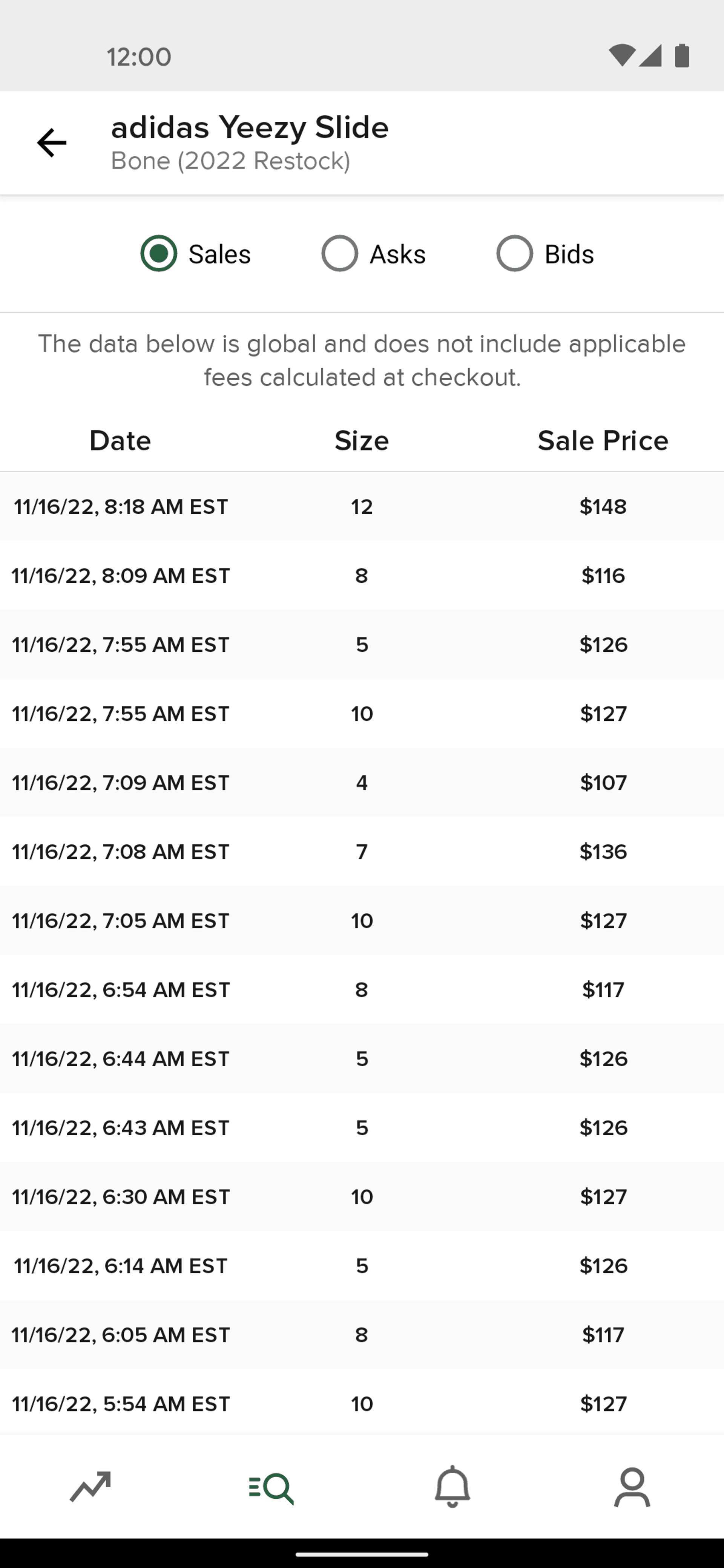 StockX Android UI screenshot 18