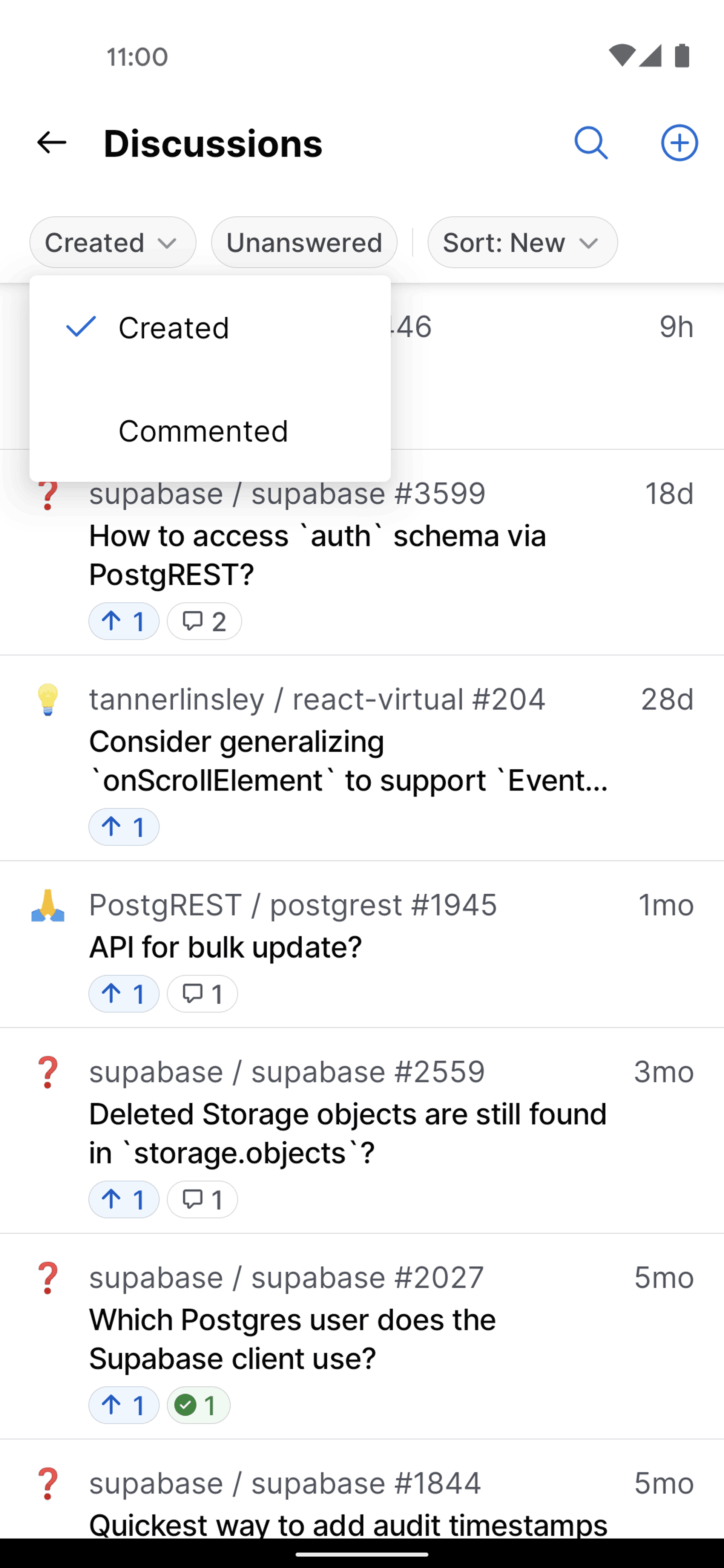 GitHub Android UI screenshot 19