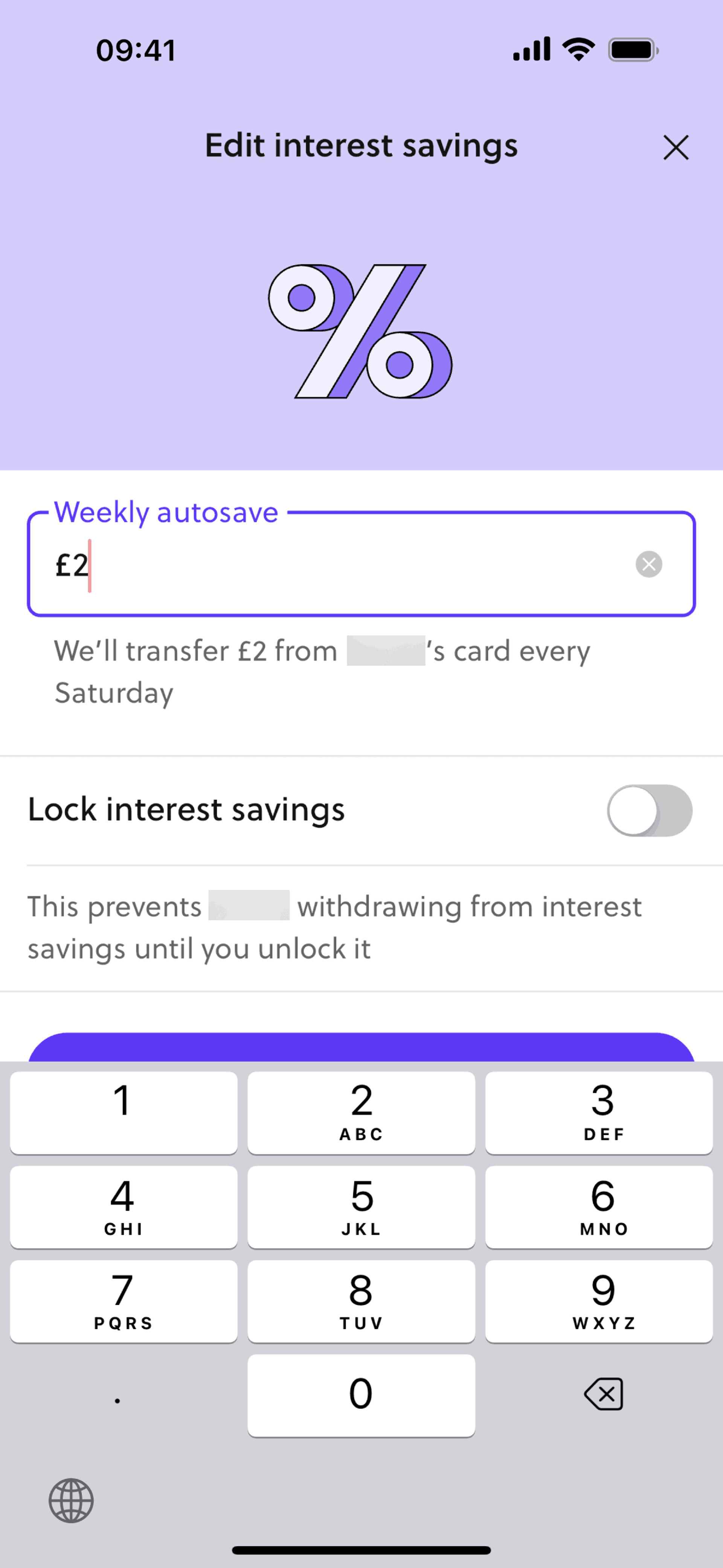 GoHenry iOS UI screenshot 12