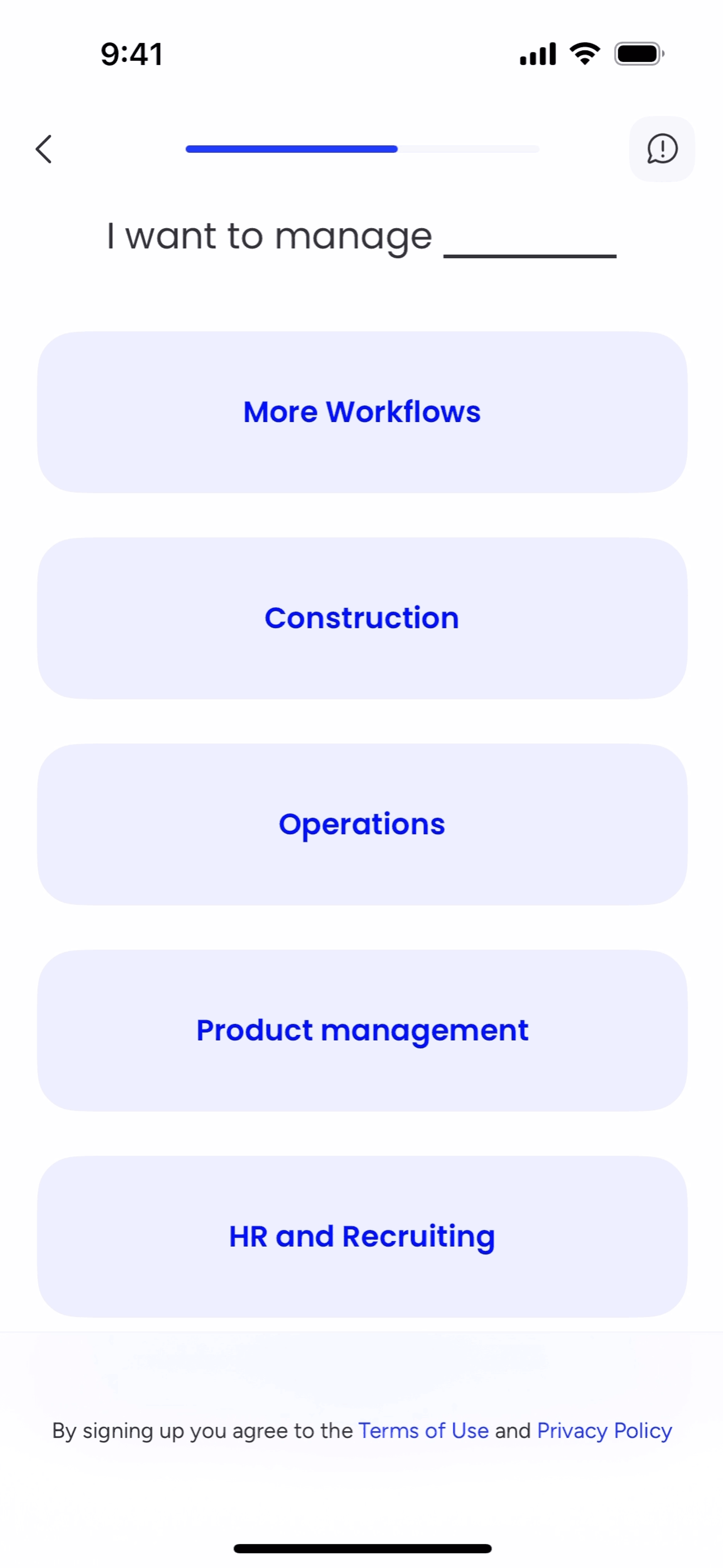monday.com iOS UI screenshot 8