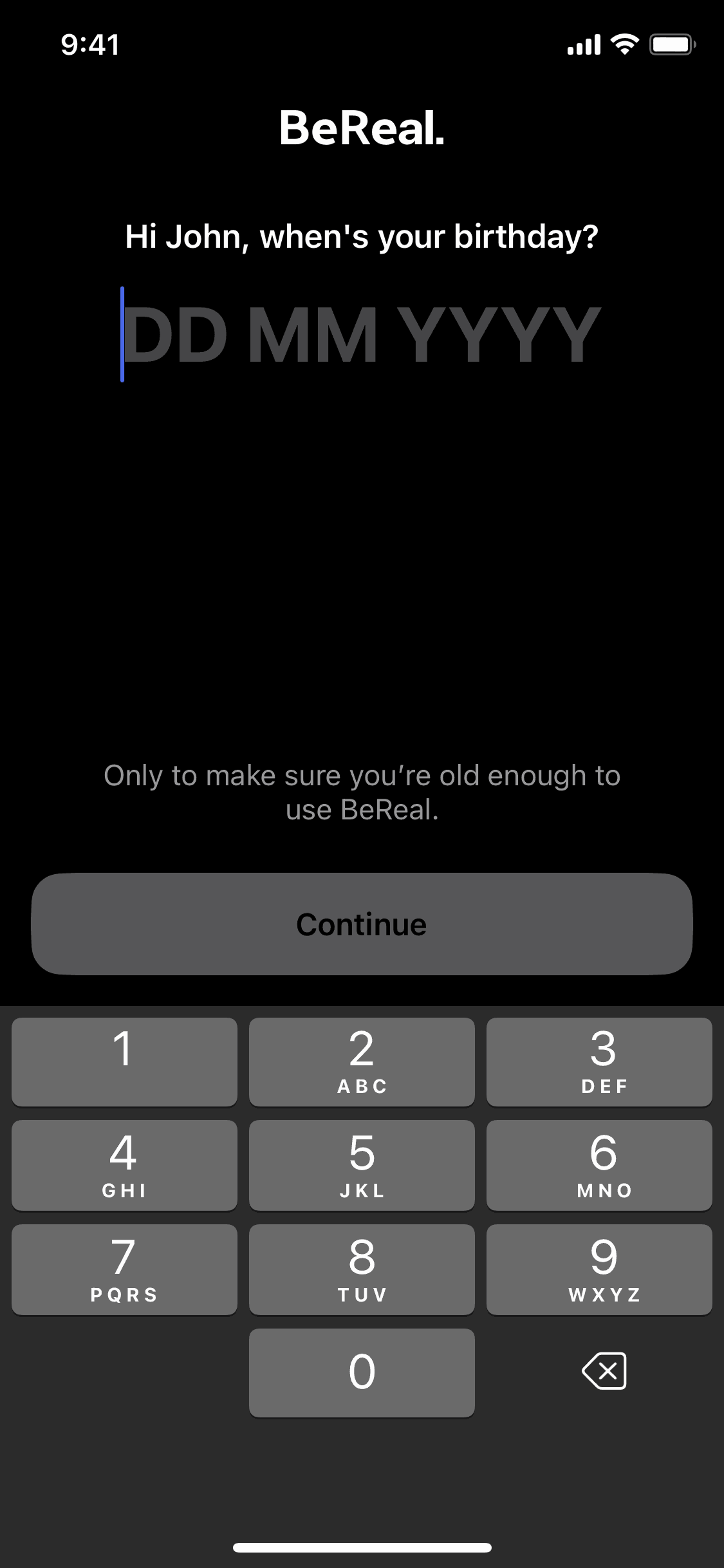 BeReal. iOS UI screenshot 8