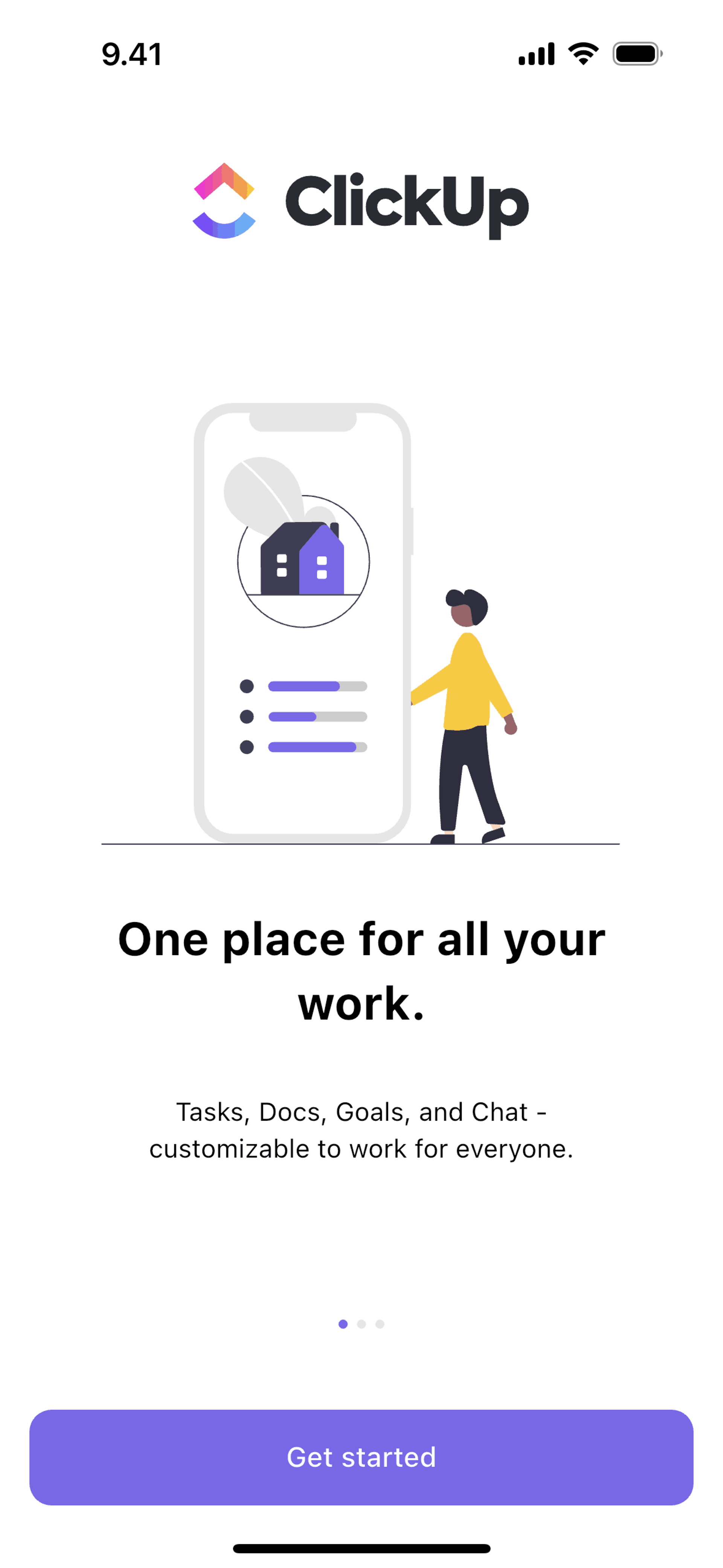 ClickUp iOS UI screenshot 20