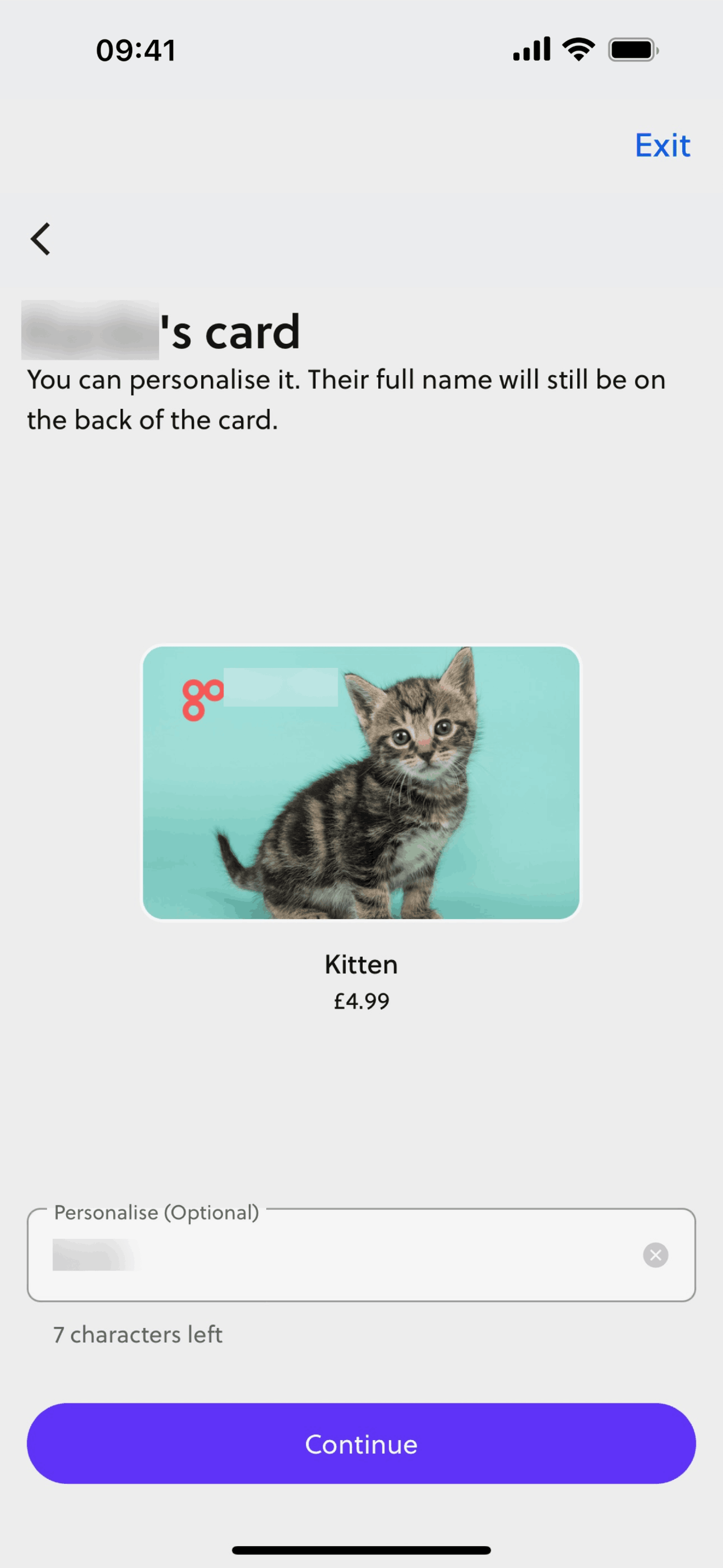 GoHenry iOS UI screenshot 21