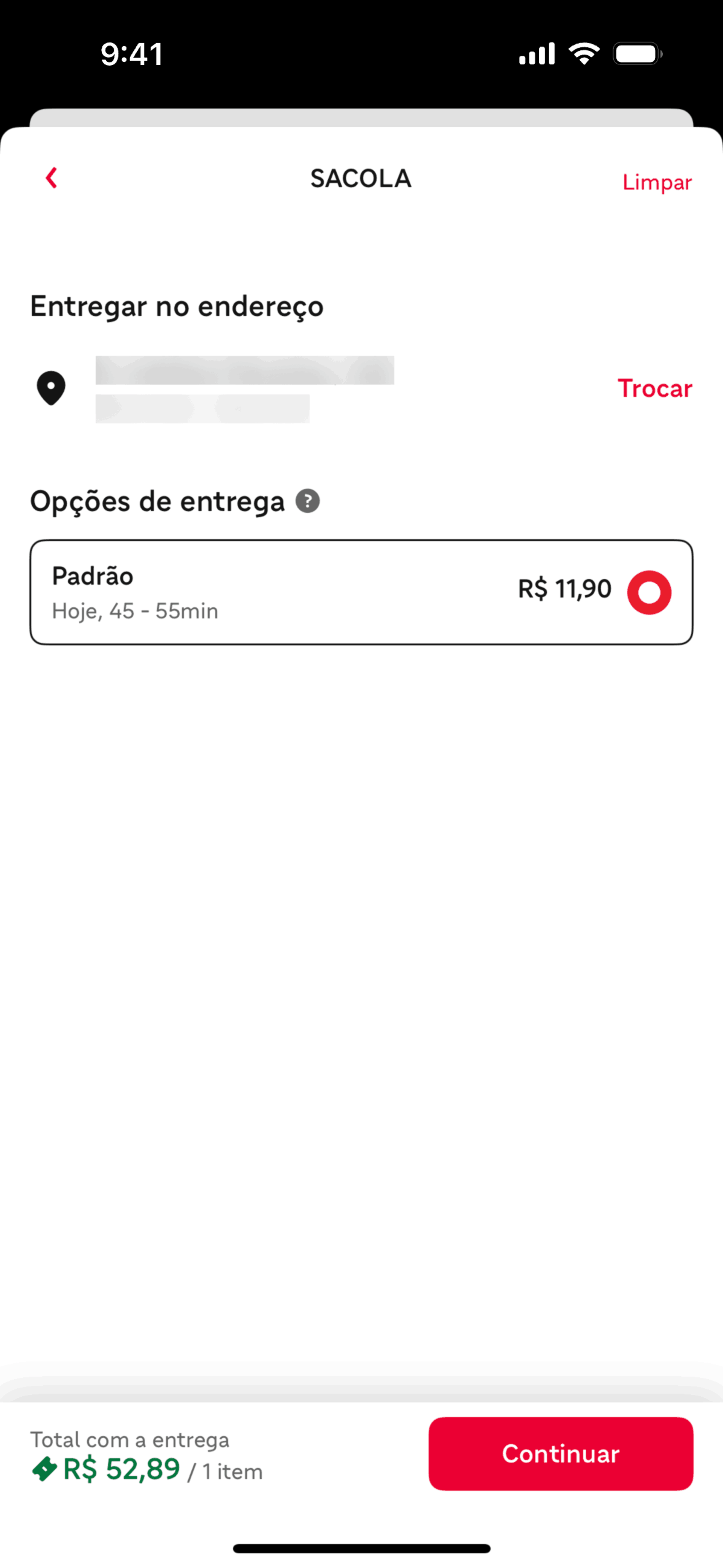 iFood iOS UI screenshot 6