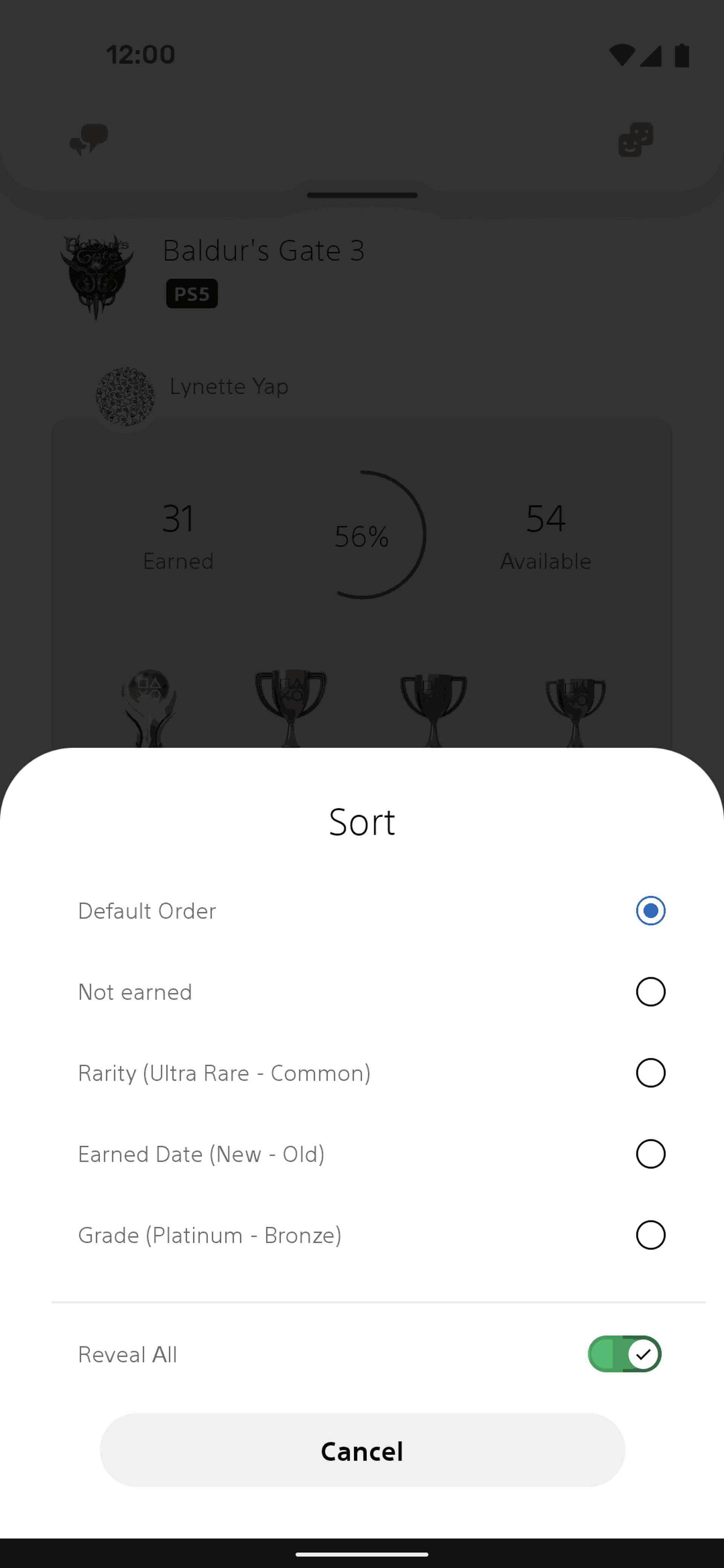 PlayStation App Android UI screenshot 7