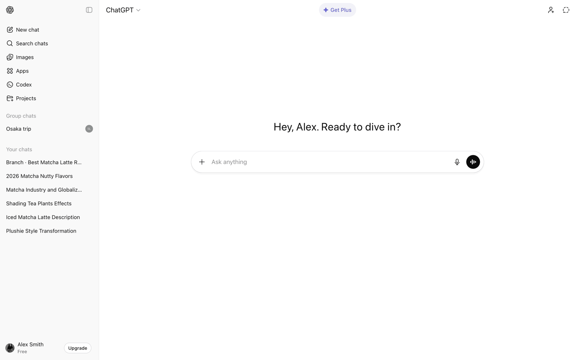 ChatGPT Web UI screenshot 3