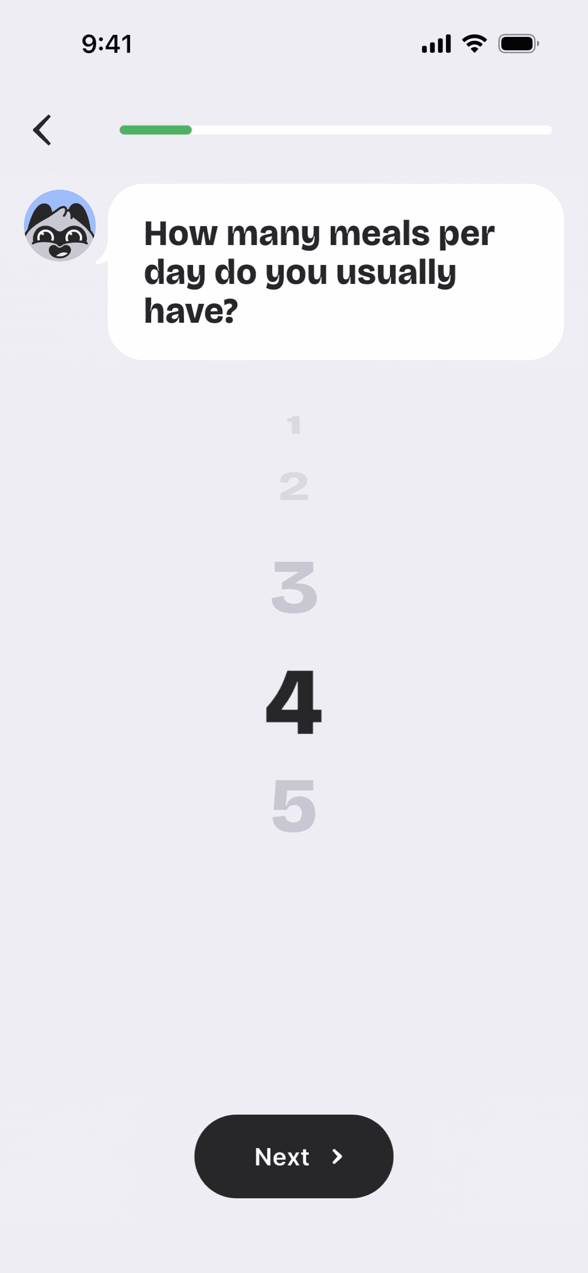 BitePal iOS UI screenshot 9