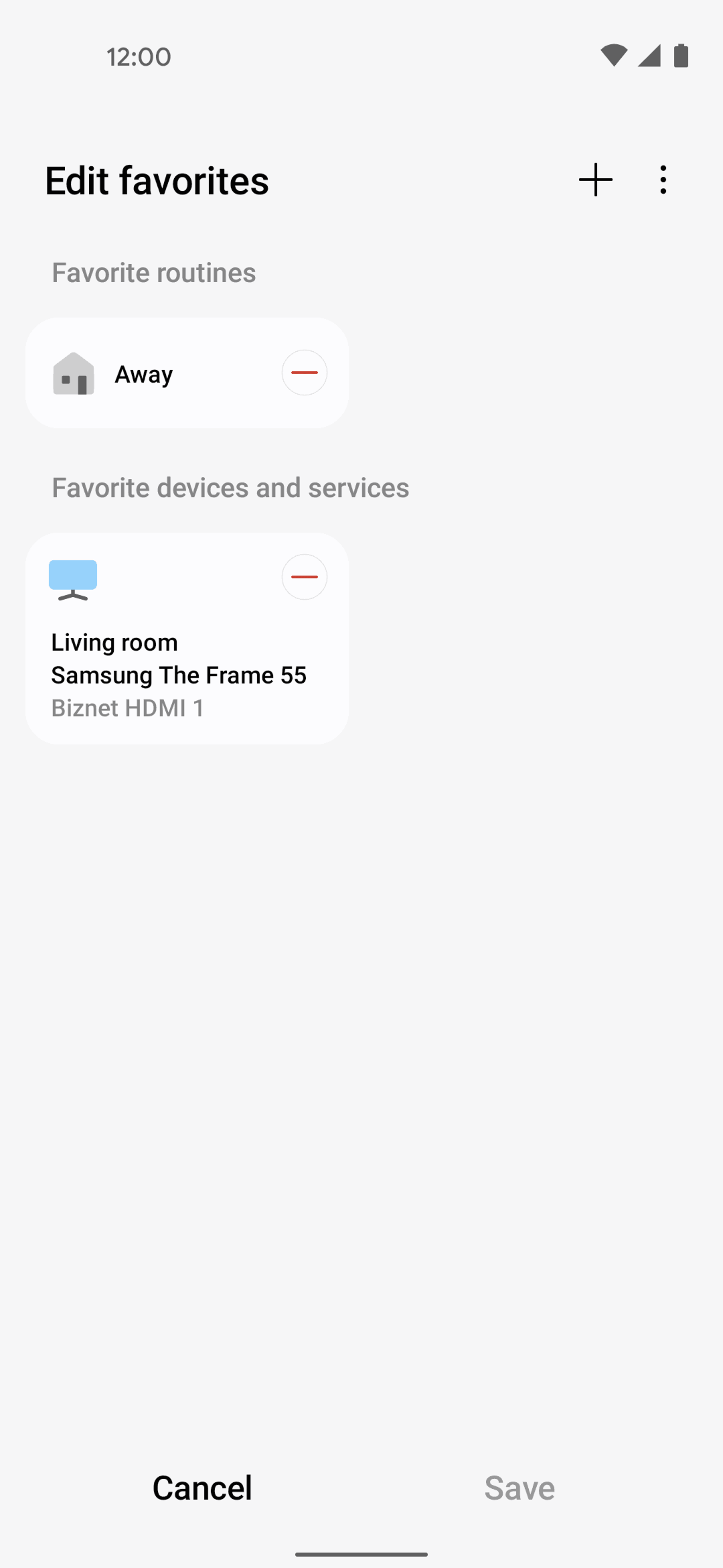 SmartThings Android UI screenshot 16