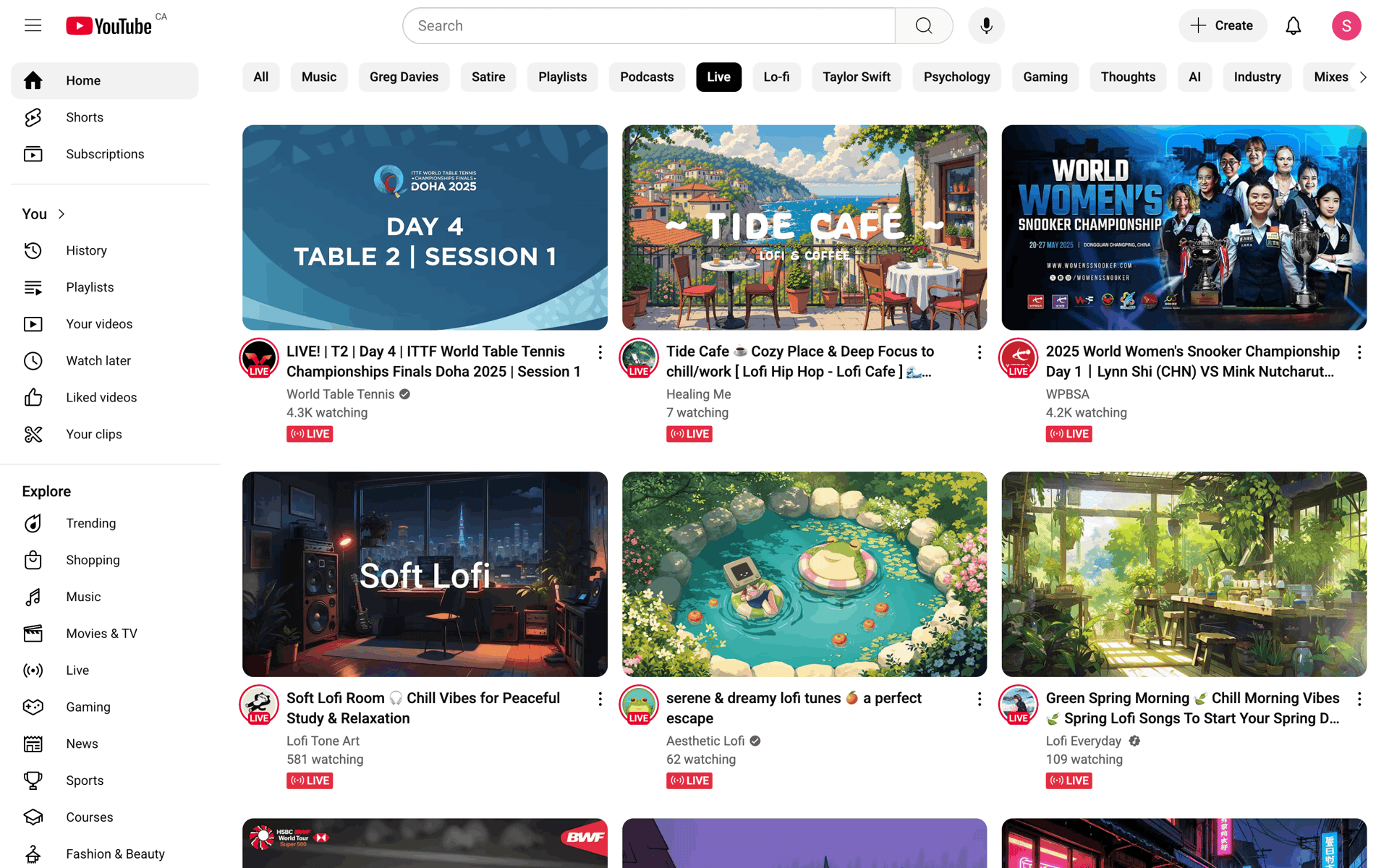 YouTube Web UI screenshot 17