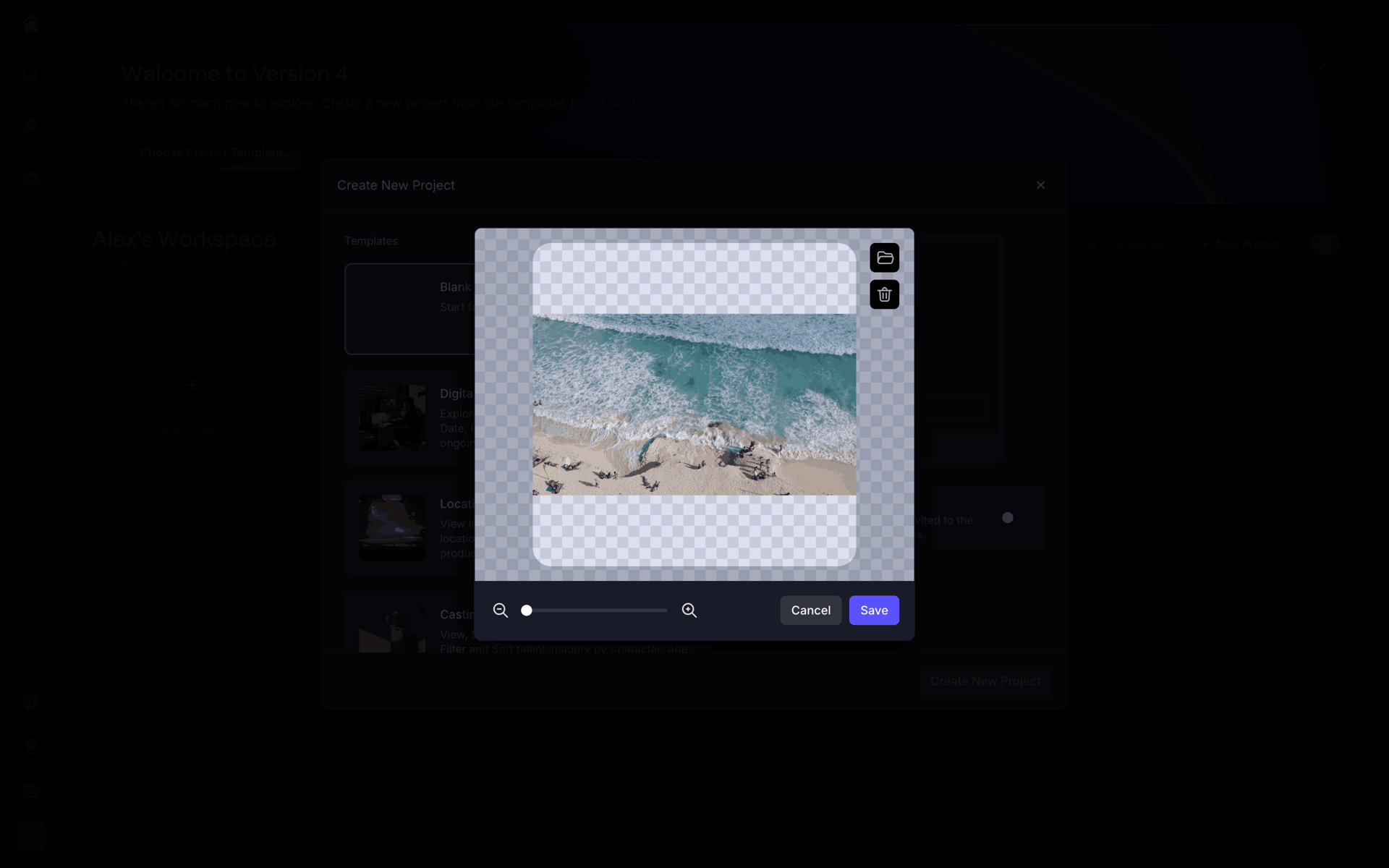 Frame.io Web UI screenshot 17
