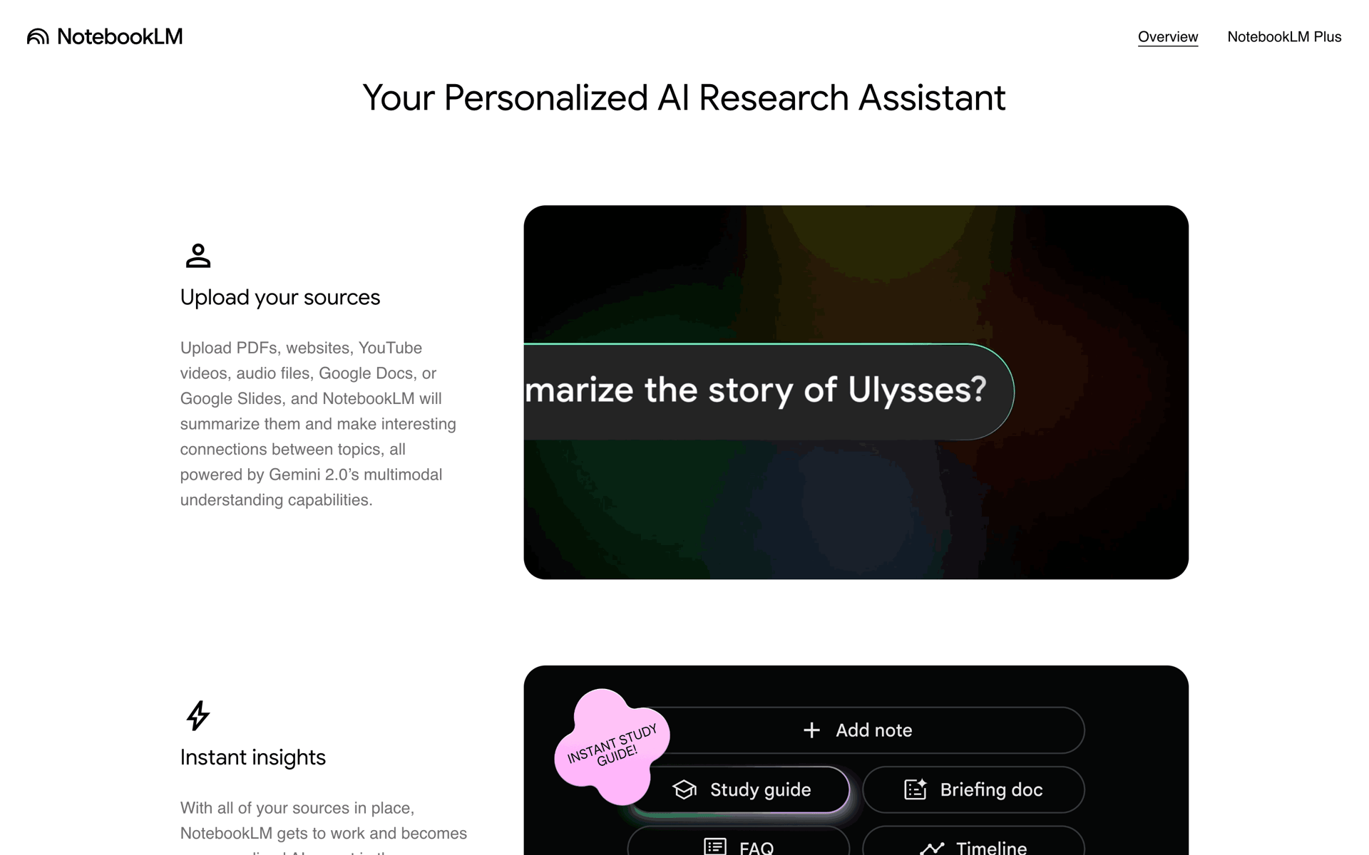 NotebookLM Web UI screenshot 12