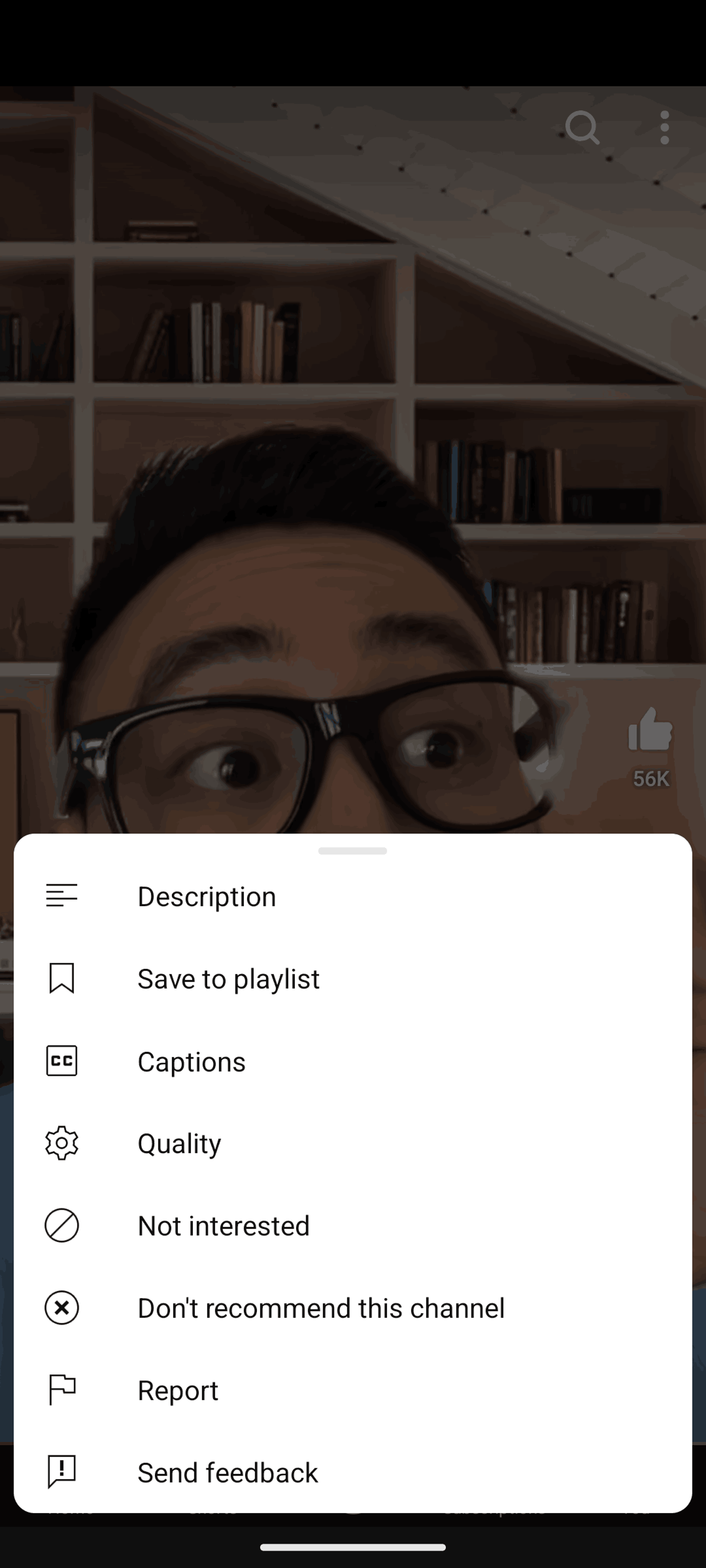 YouTube Android UI screenshot 21