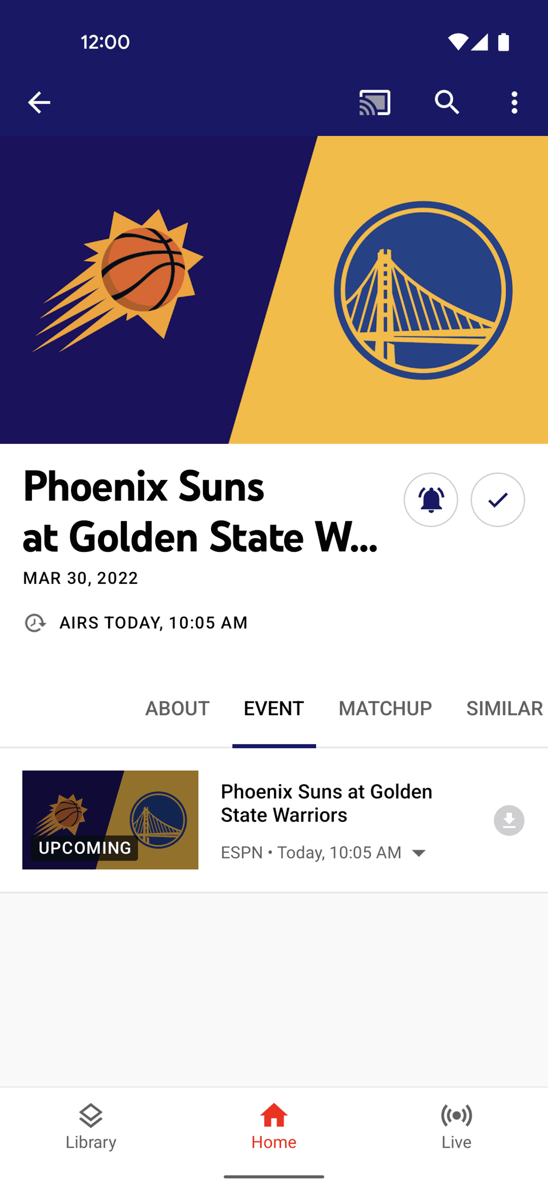 YouTube TV Android UI screenshot 10