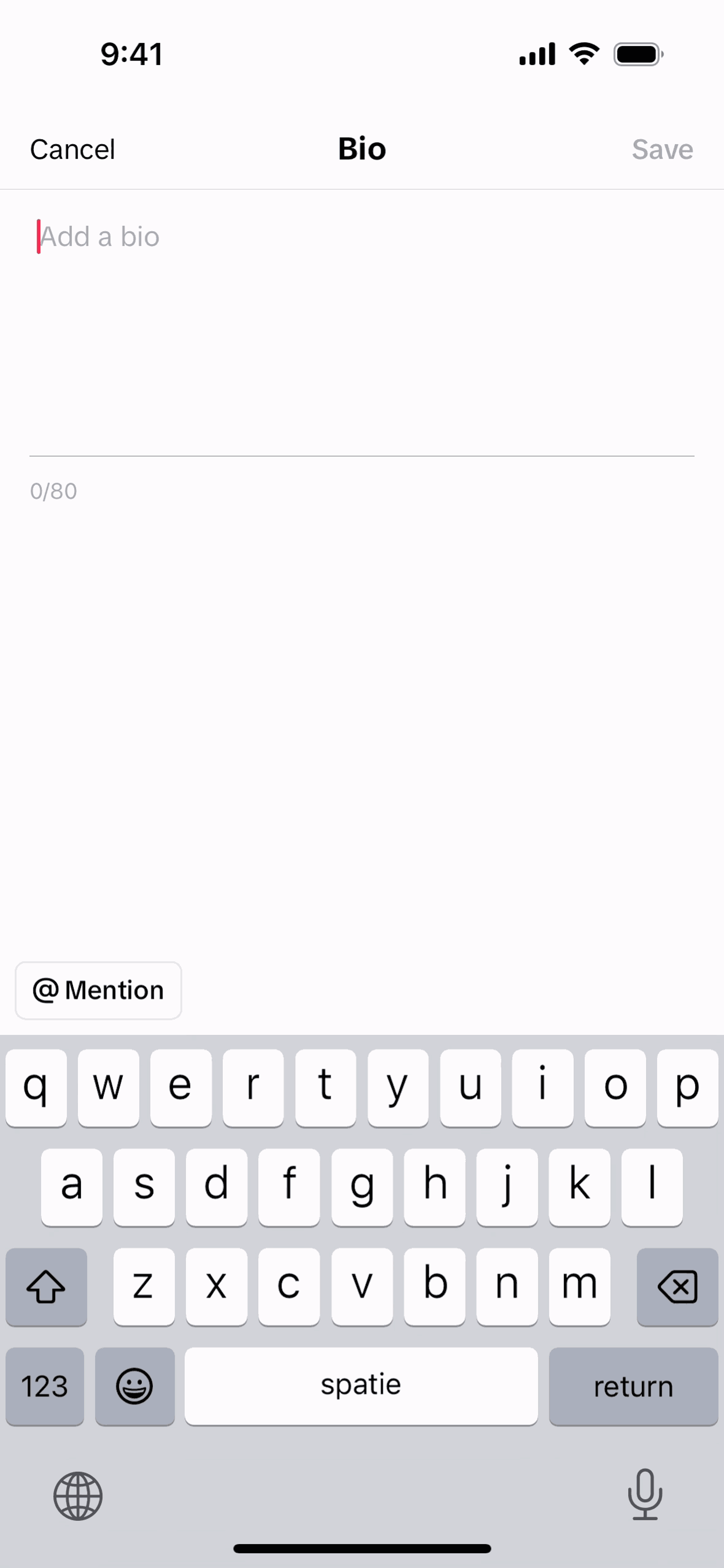TikTok iOS UI screenshot 13
