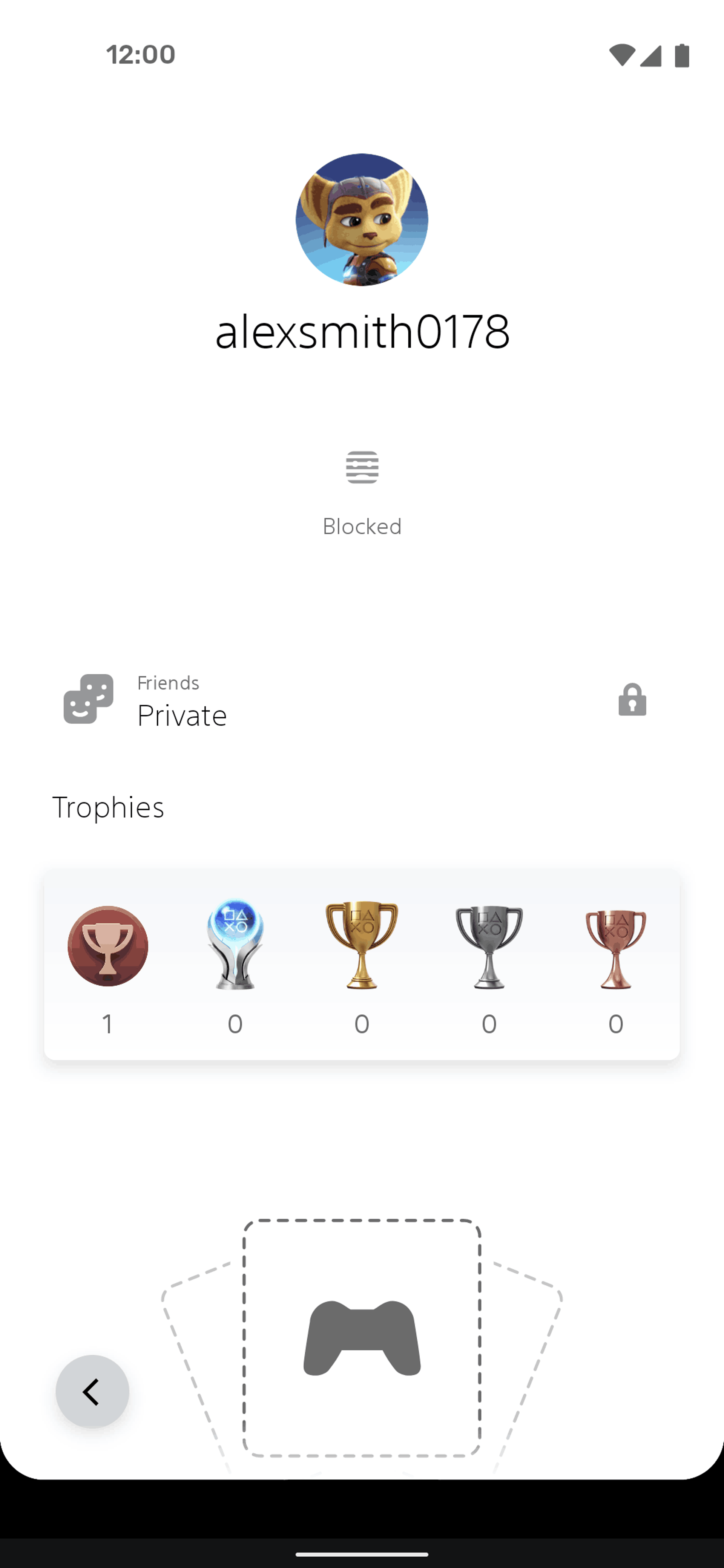 PlayStation App Android UI screenshot 18