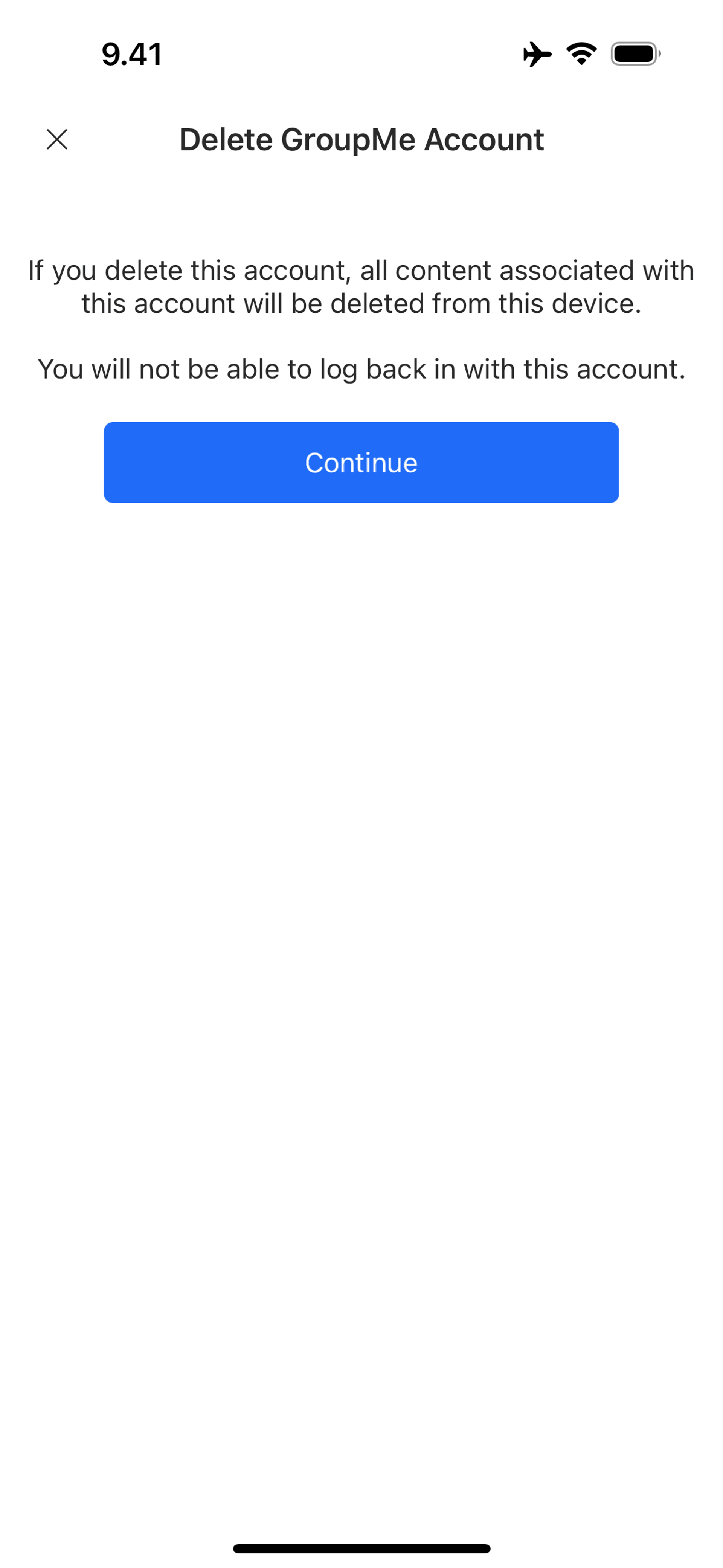 GroupMe iOS UI screenshot 4