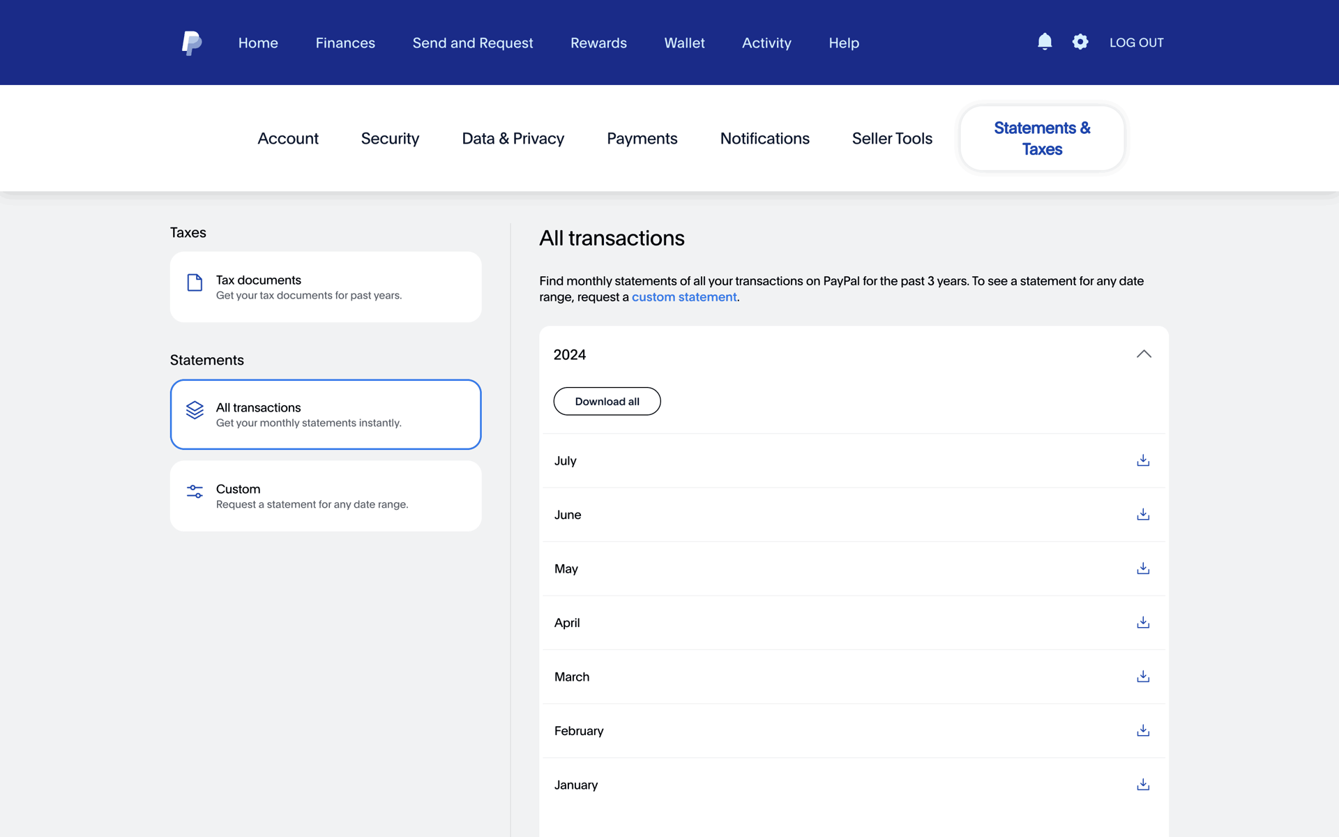 PayPal Web UI screenshot 11