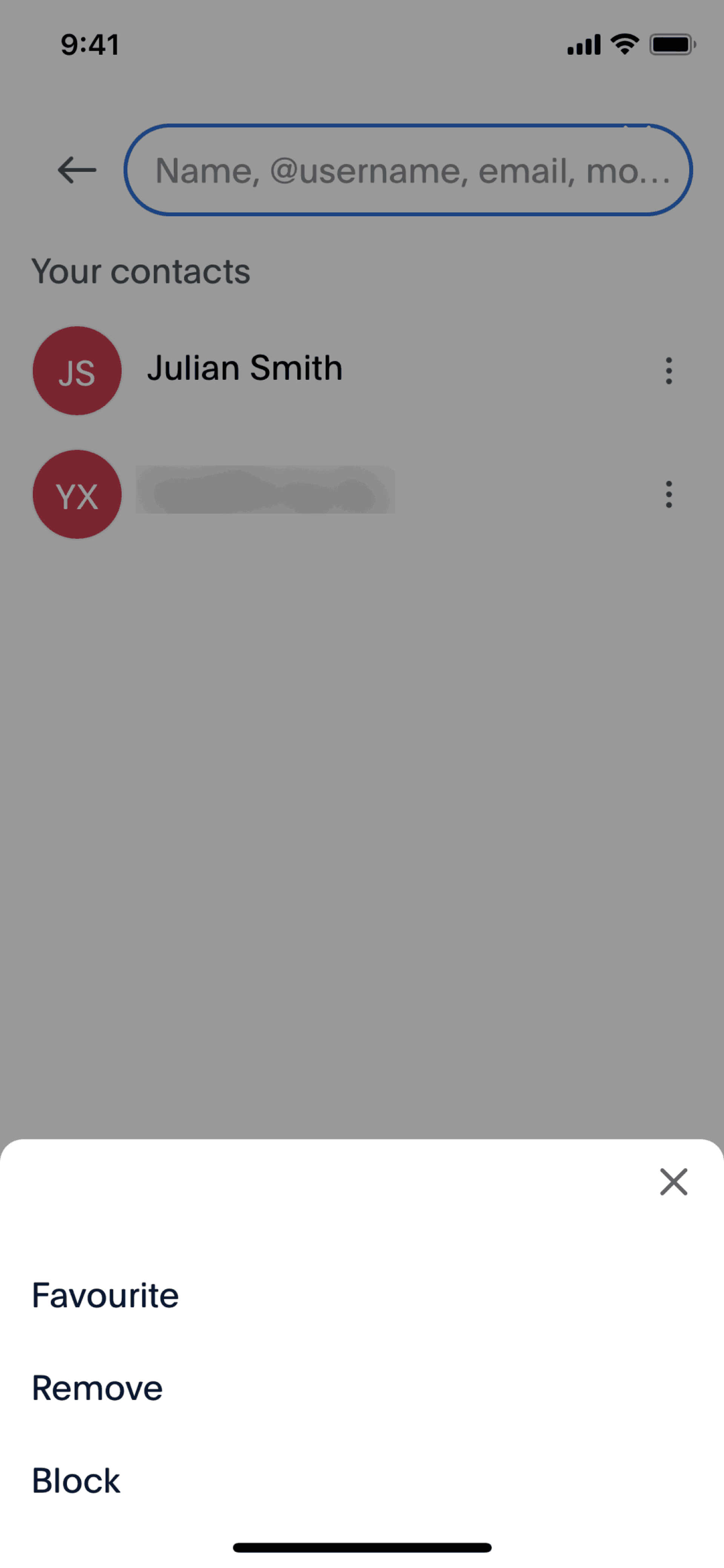 PayPal iOS UI screenshot 11