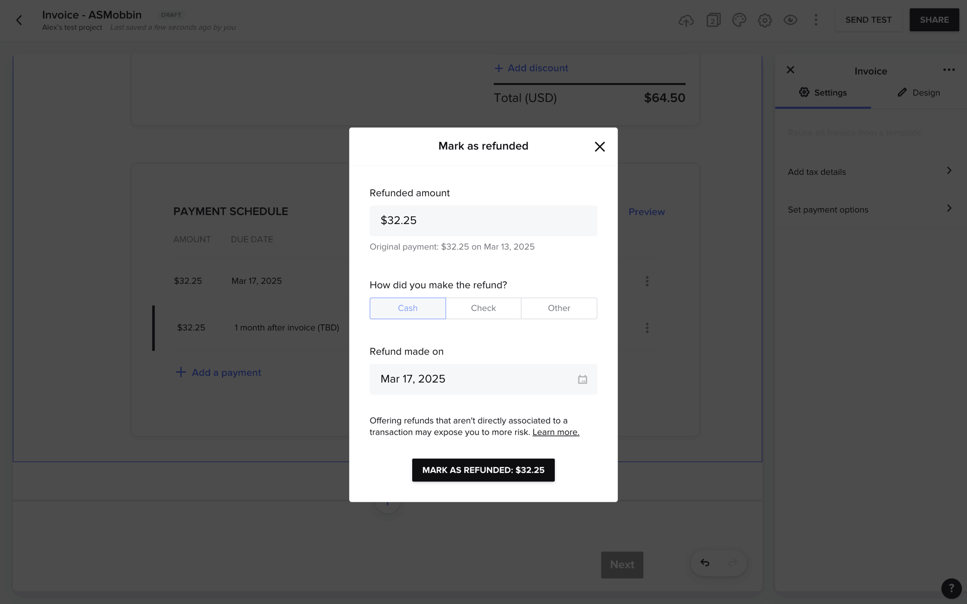 HoneyBook Web UI screenshot 16