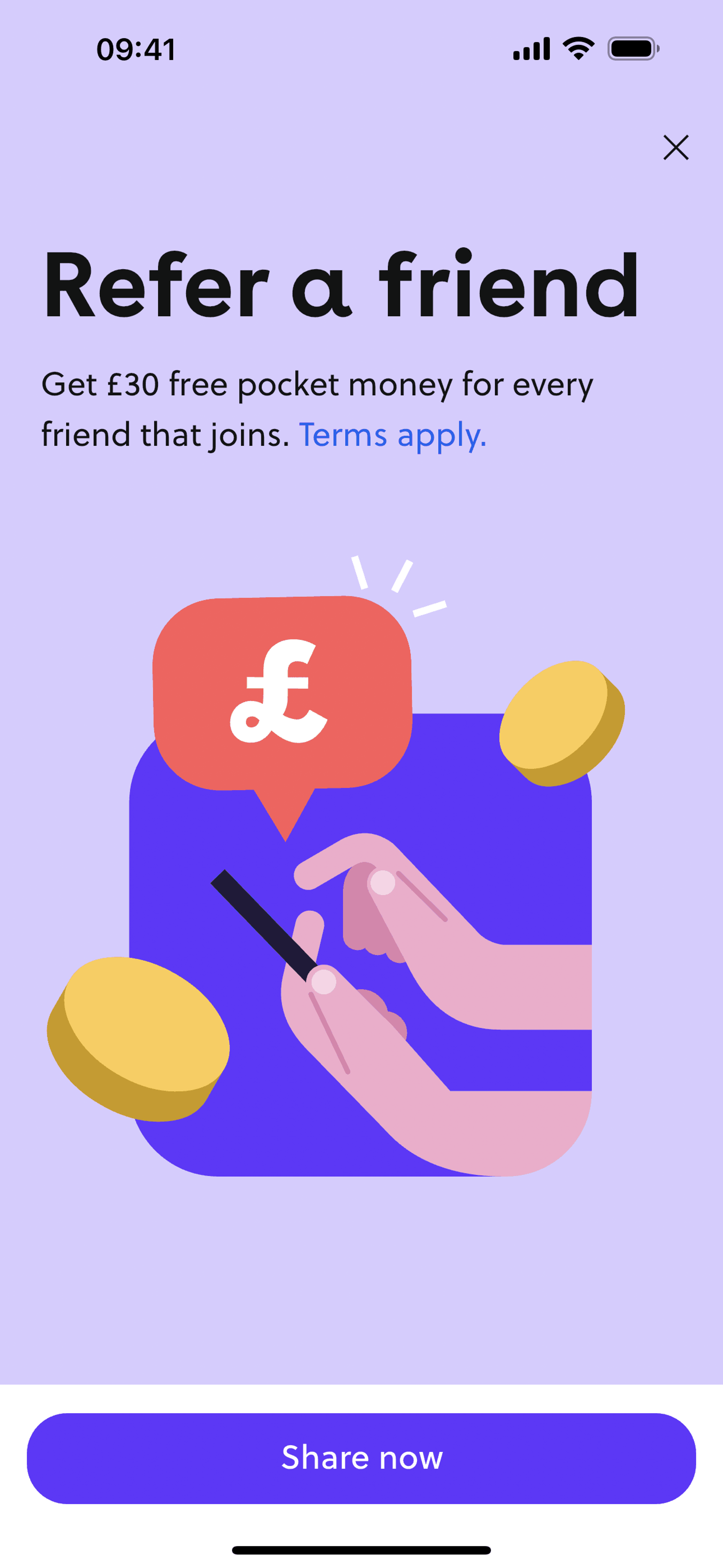 GoHenry iOS UI screenshot 23