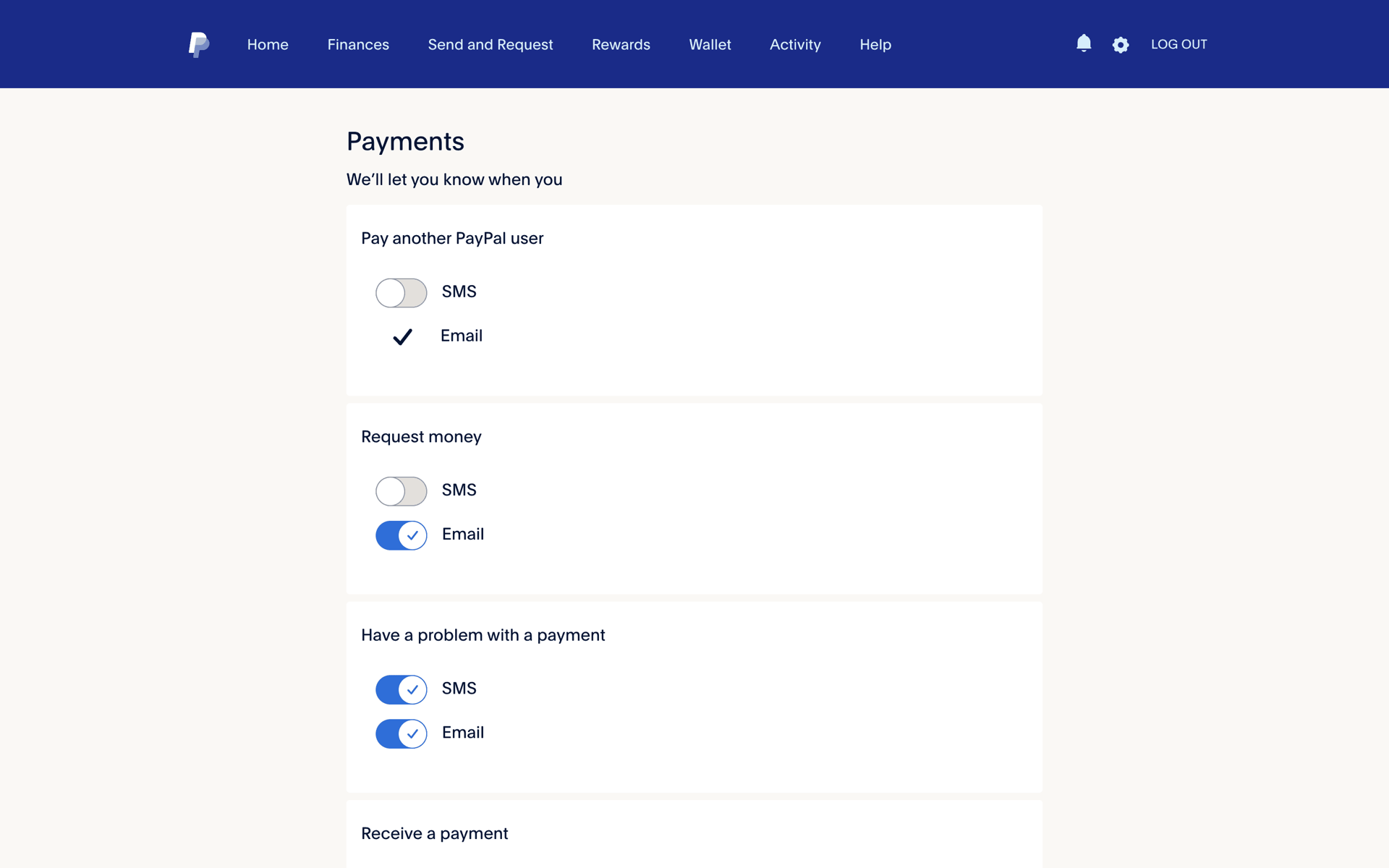 PayPal Web UI screenshot 19