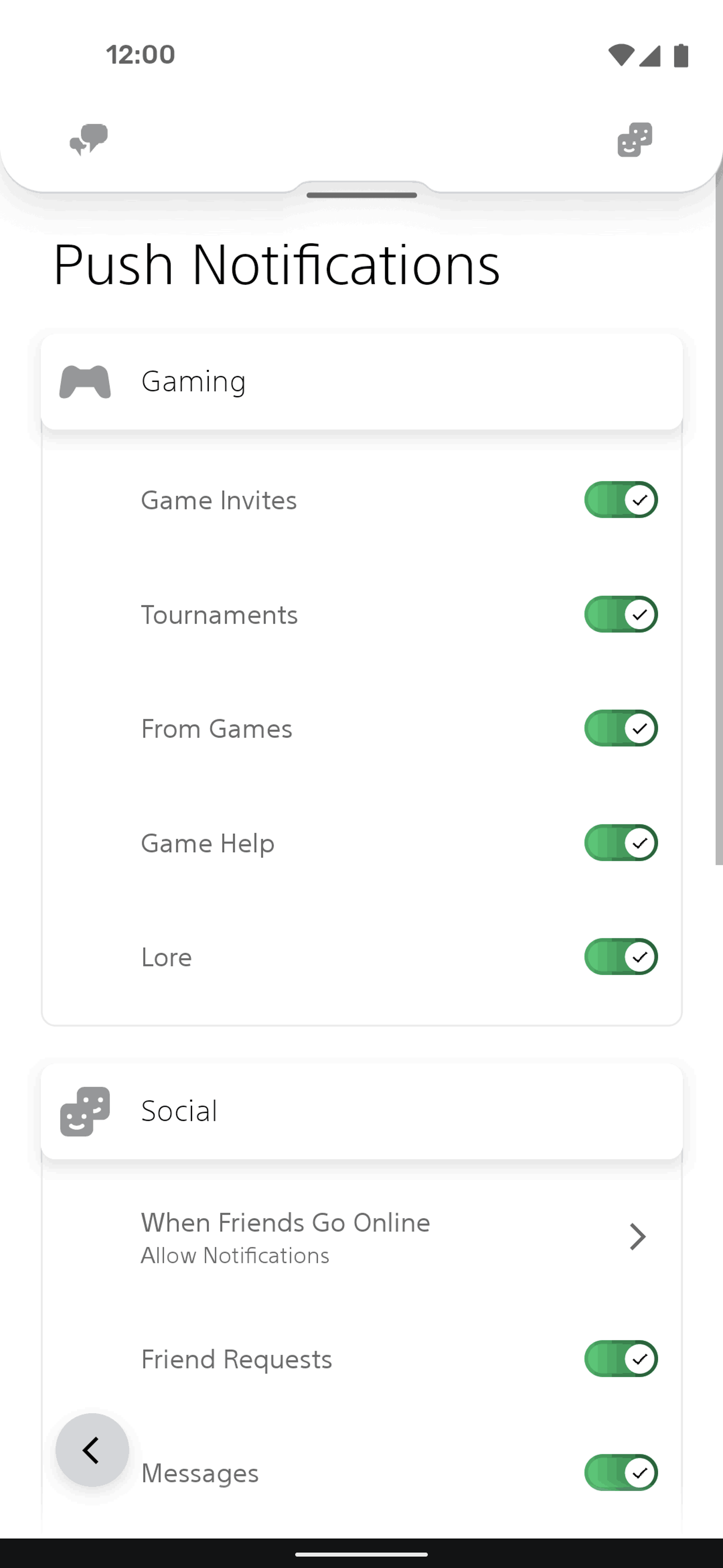 PlayStation App Android UI screenshot 21