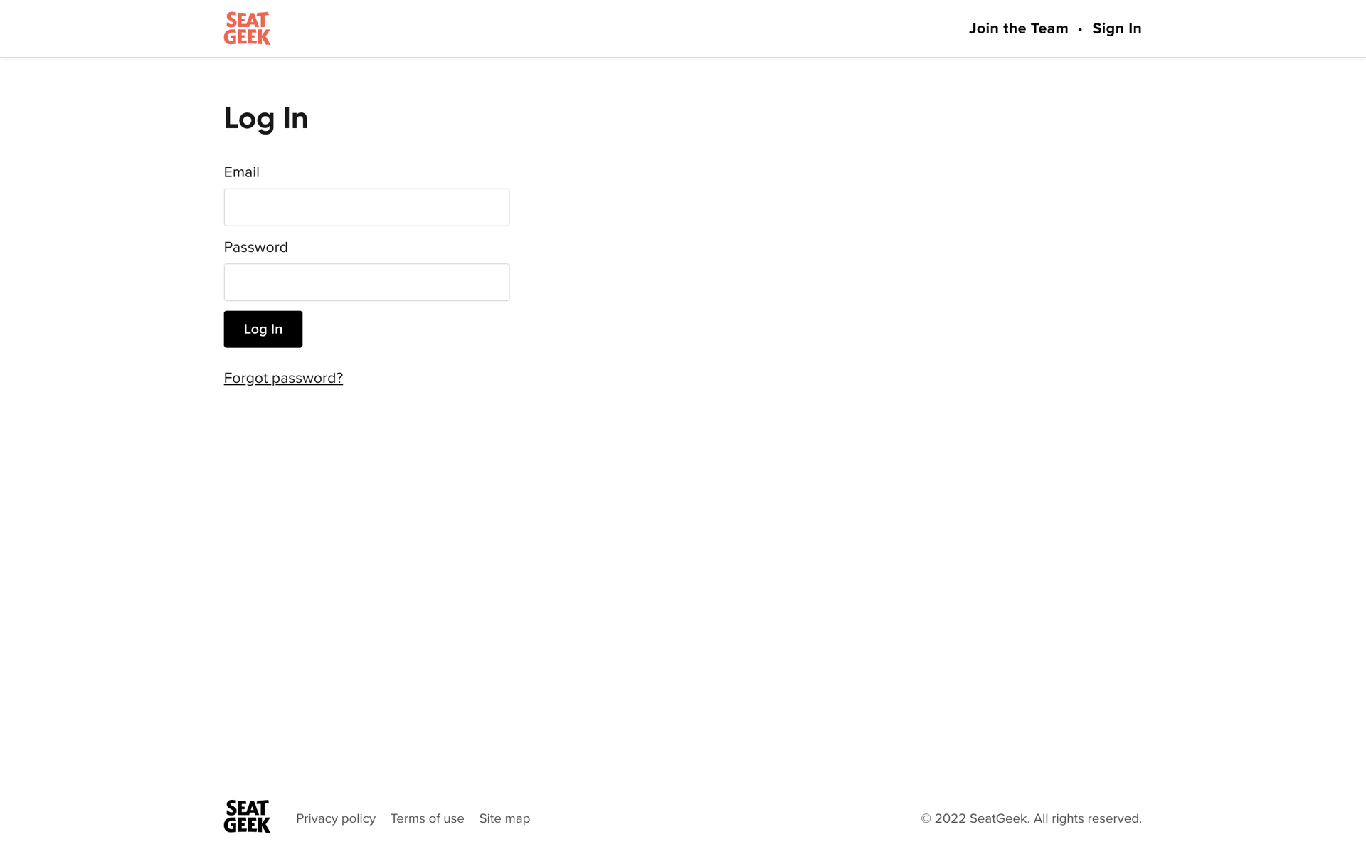 SeatGeek Web UI screenshot 20