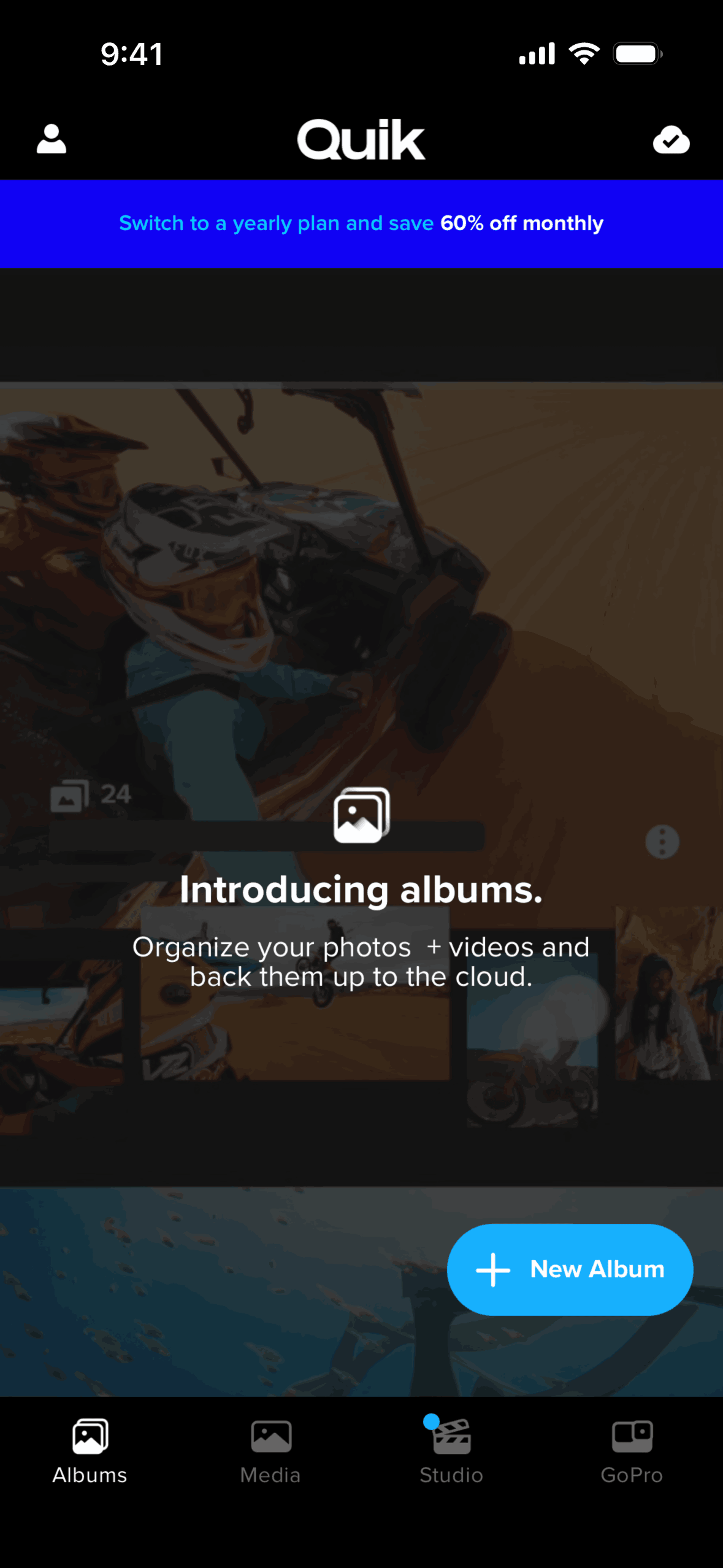 GoPro Quik iOS UI screenshot 11