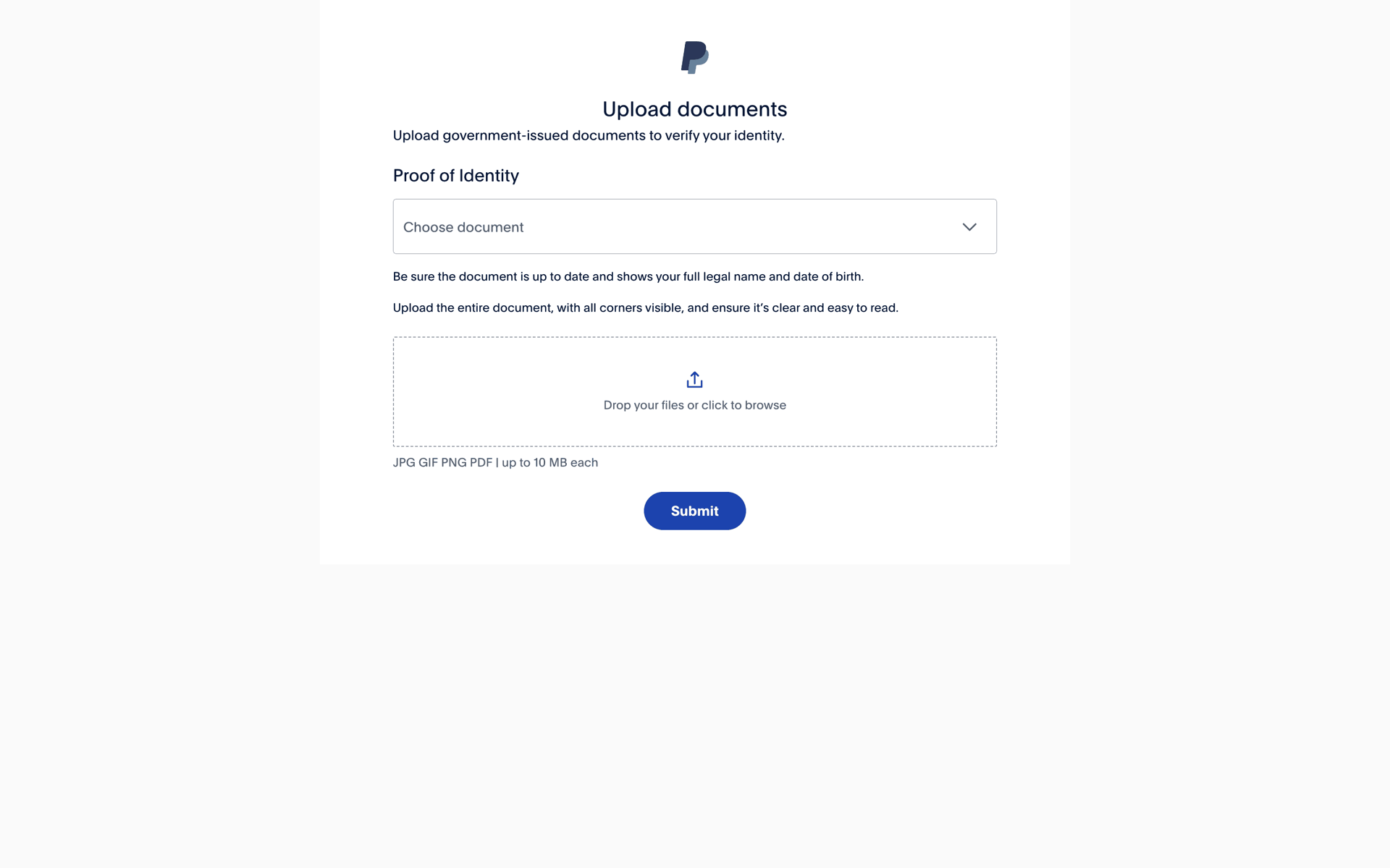 PayPal Web UI screenshot 8
