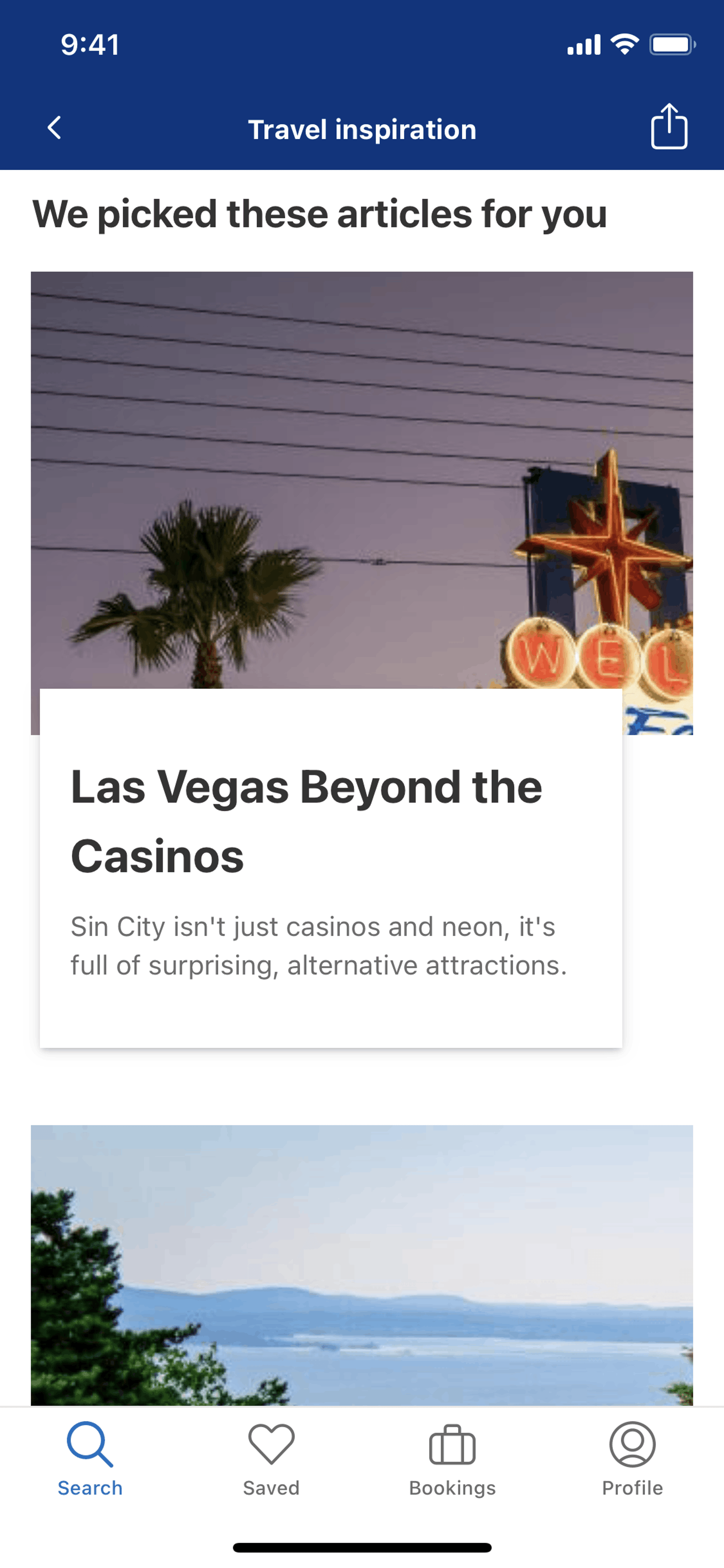 Booking.com iOS UI screenshot 23