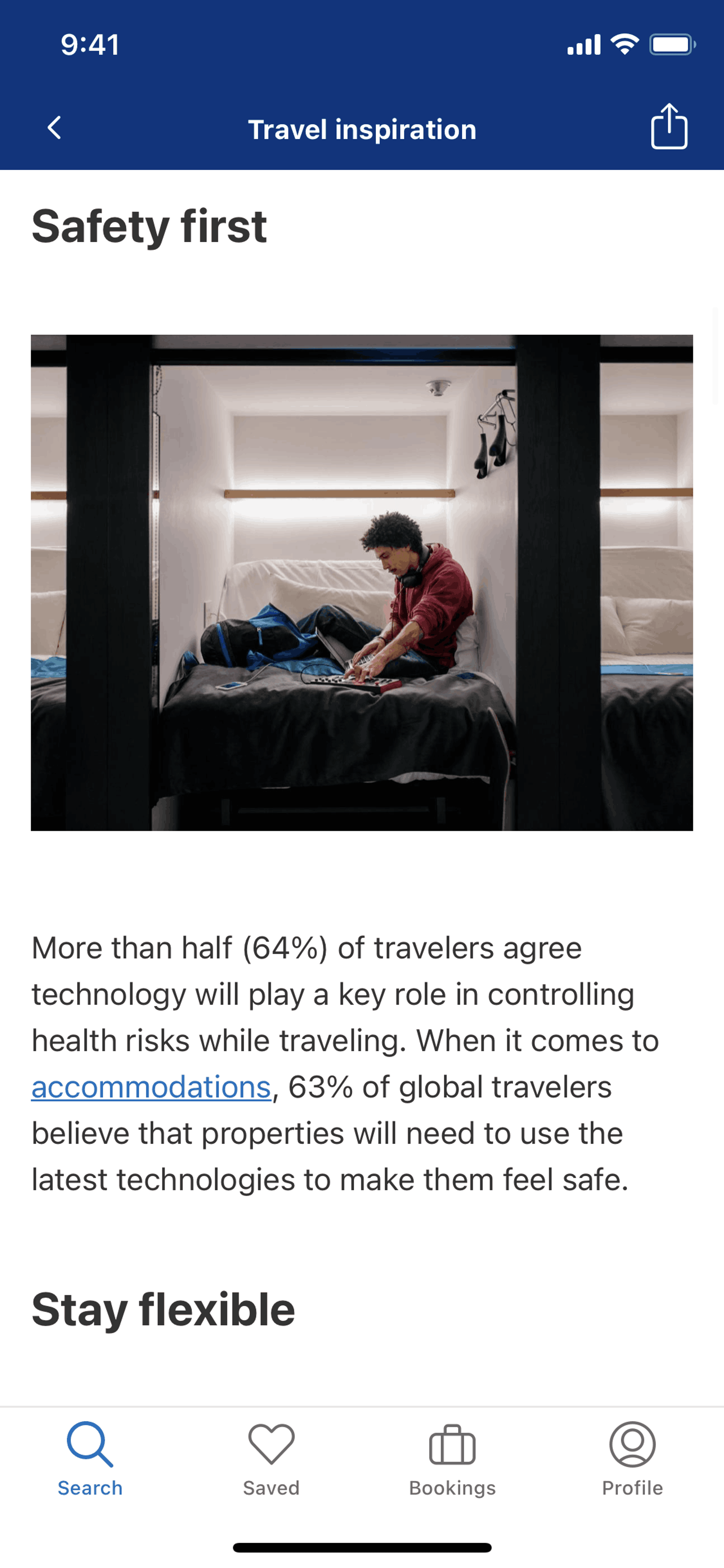 Booking.com iOS UI screenshot 20