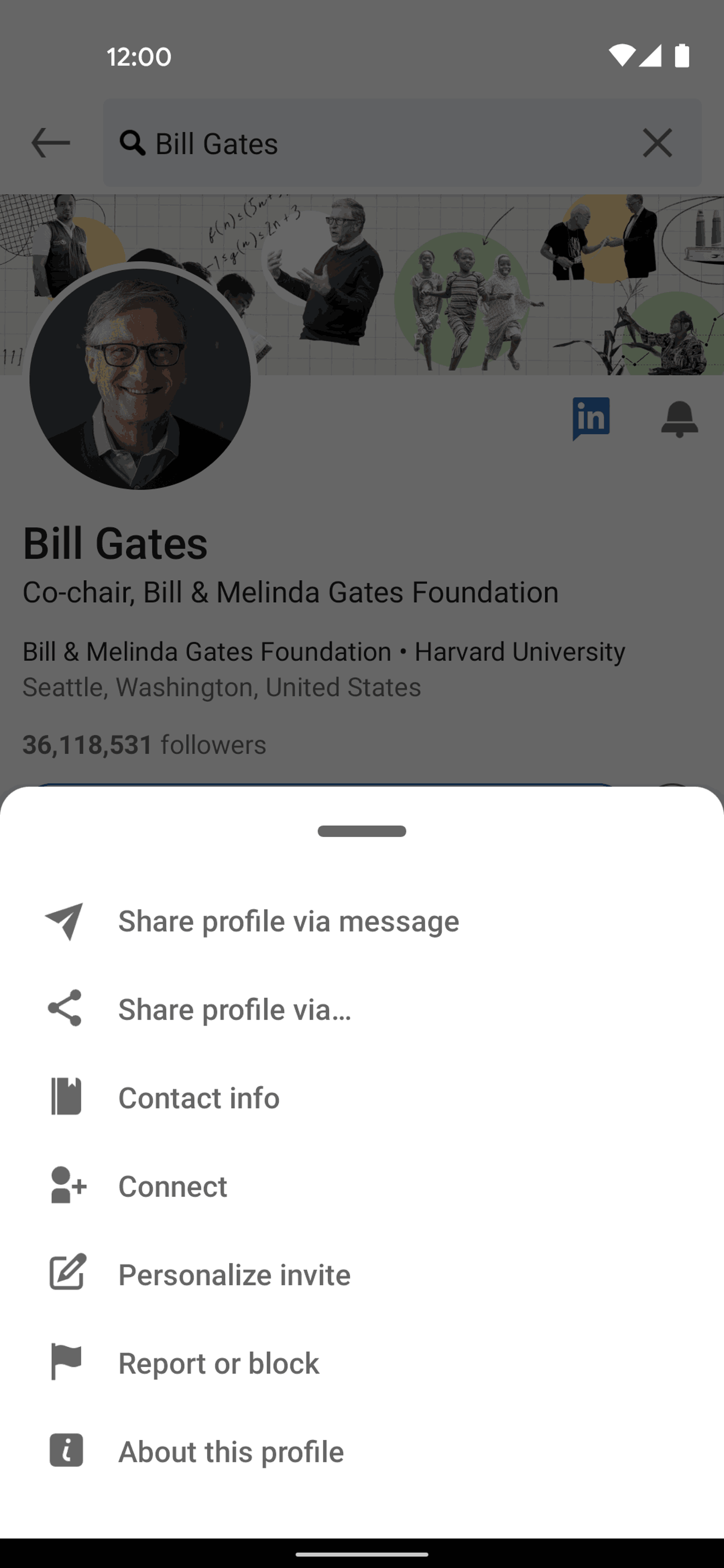 LinkedIn Android UI screenshot 16