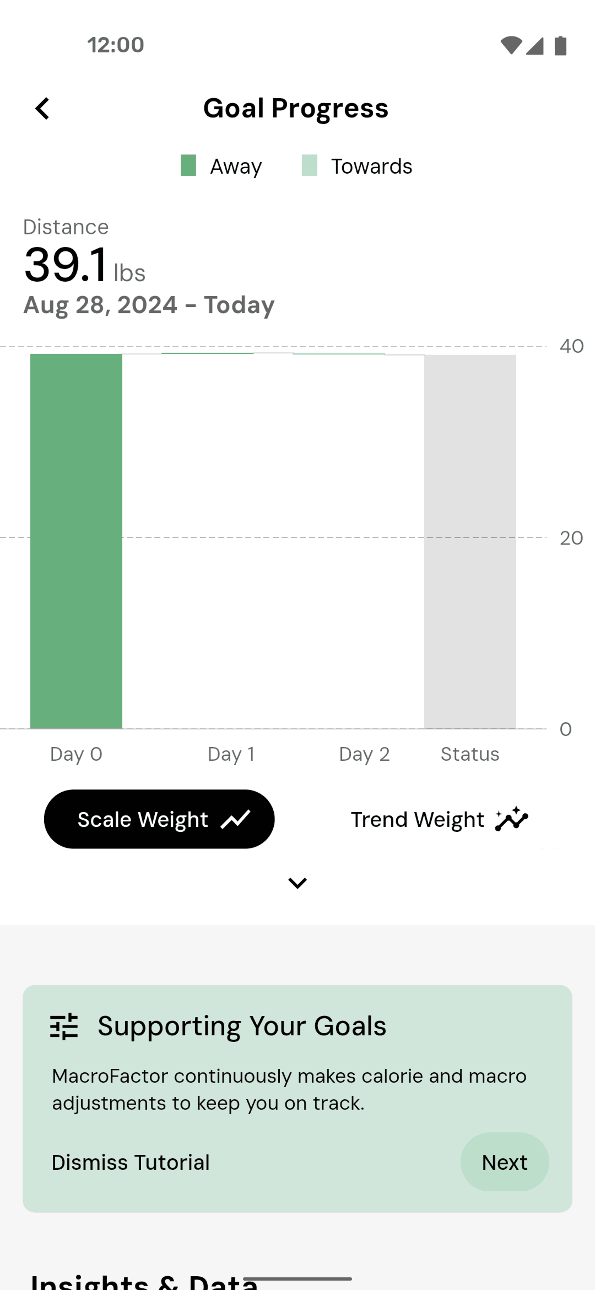 MacroFactor Android UI screenshot 10