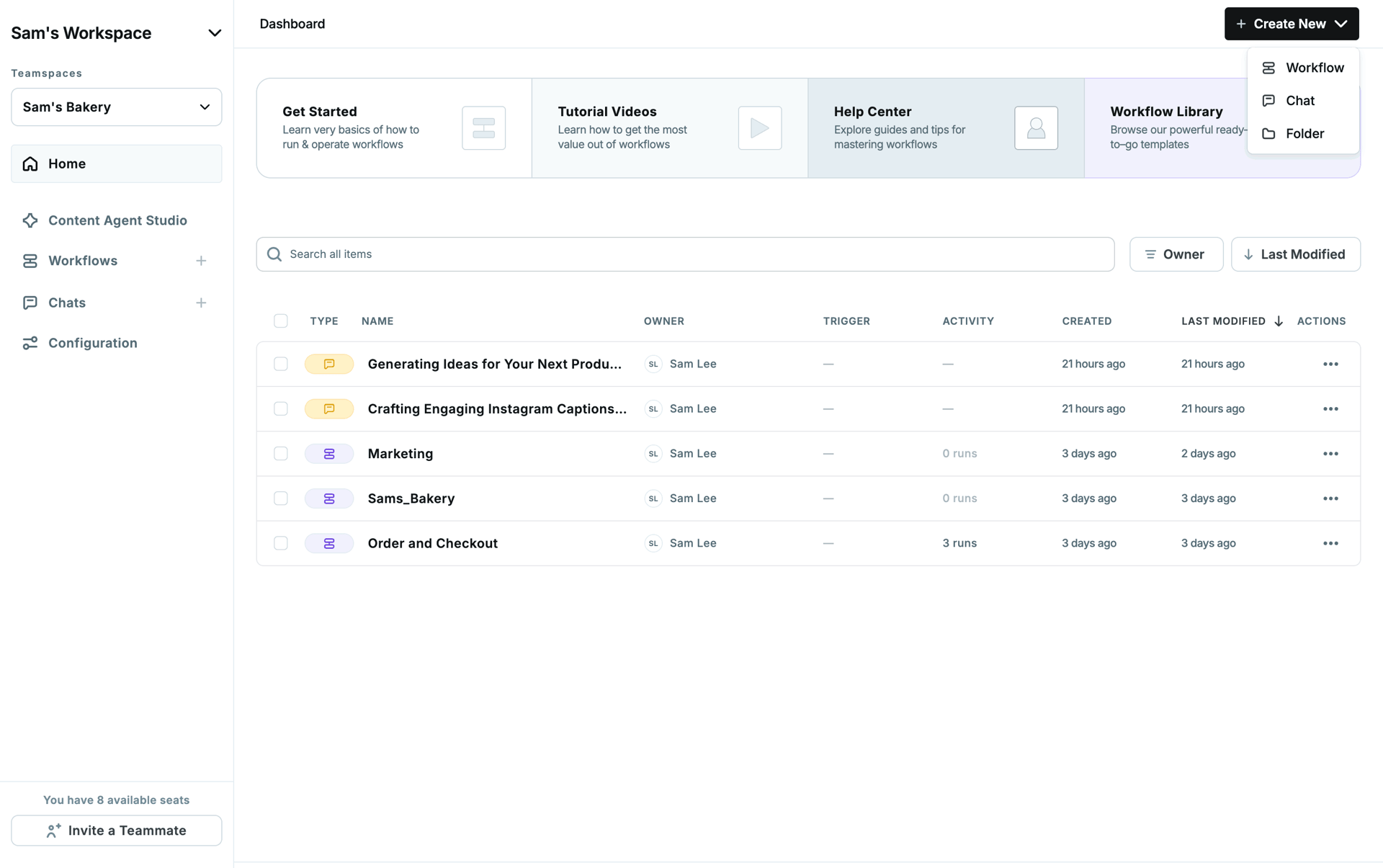 Copy.ai Web UI screenshot 23