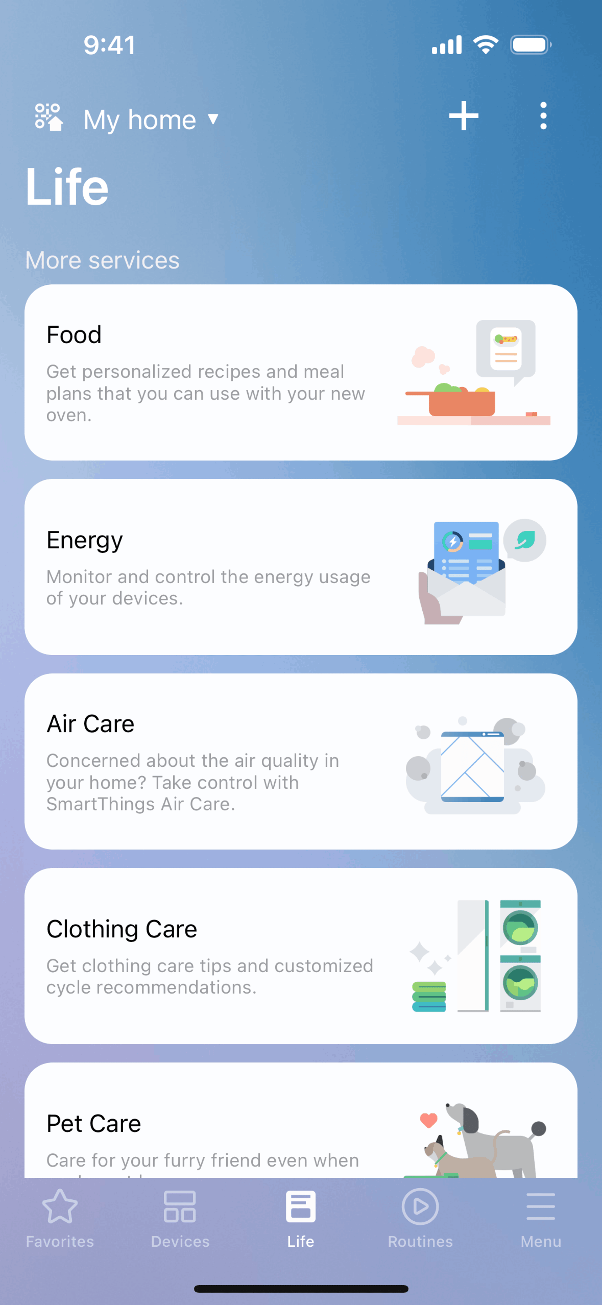 SmartThings iOS UI screenshot 12