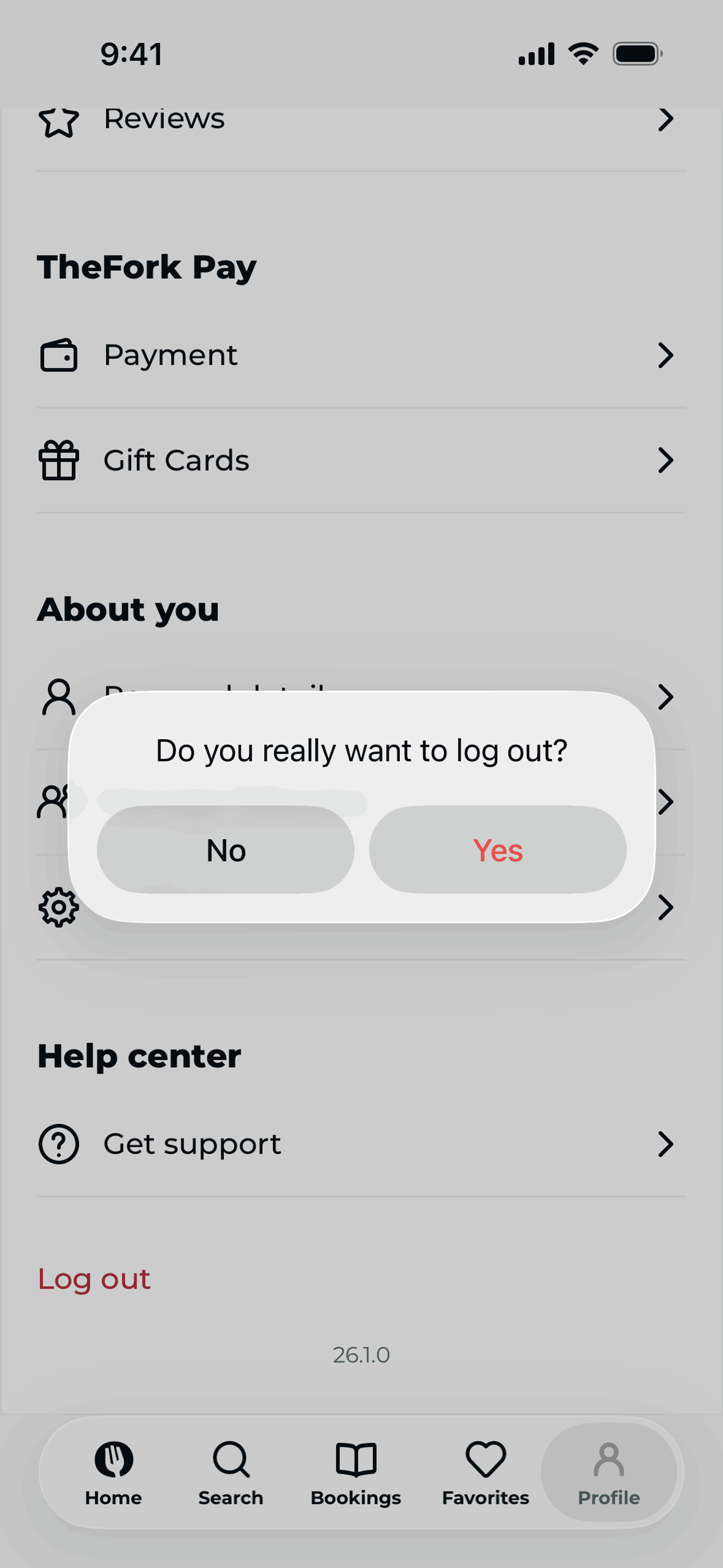 TheFork iOS UI screenshot 15