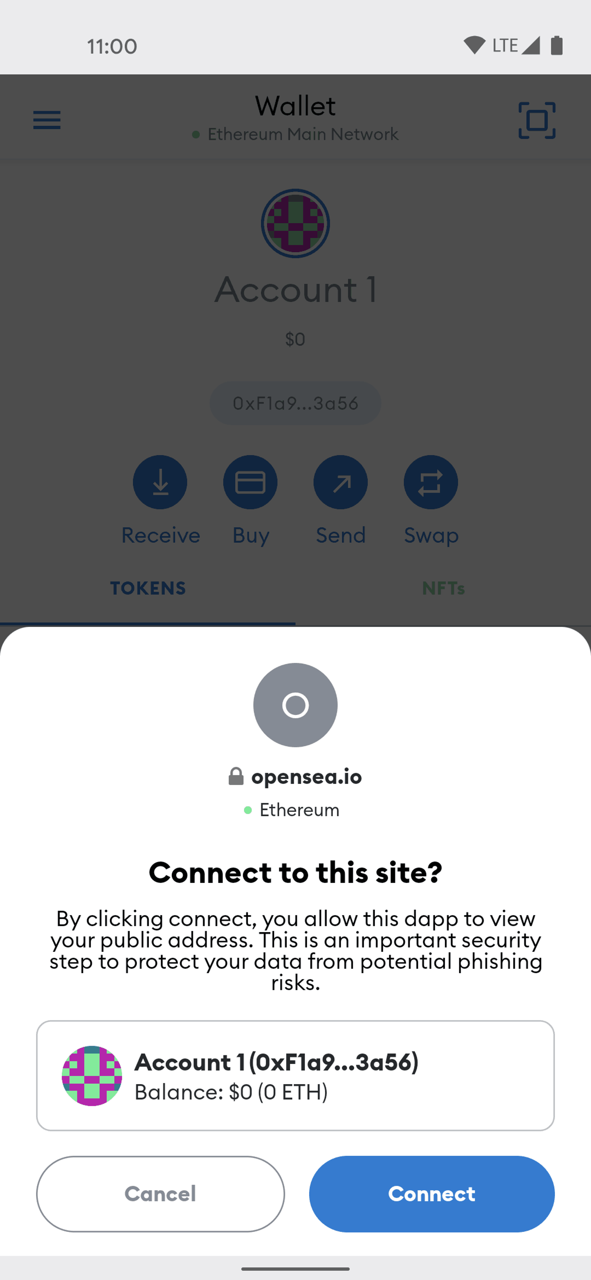 OpenSea Android UI screenshot 24