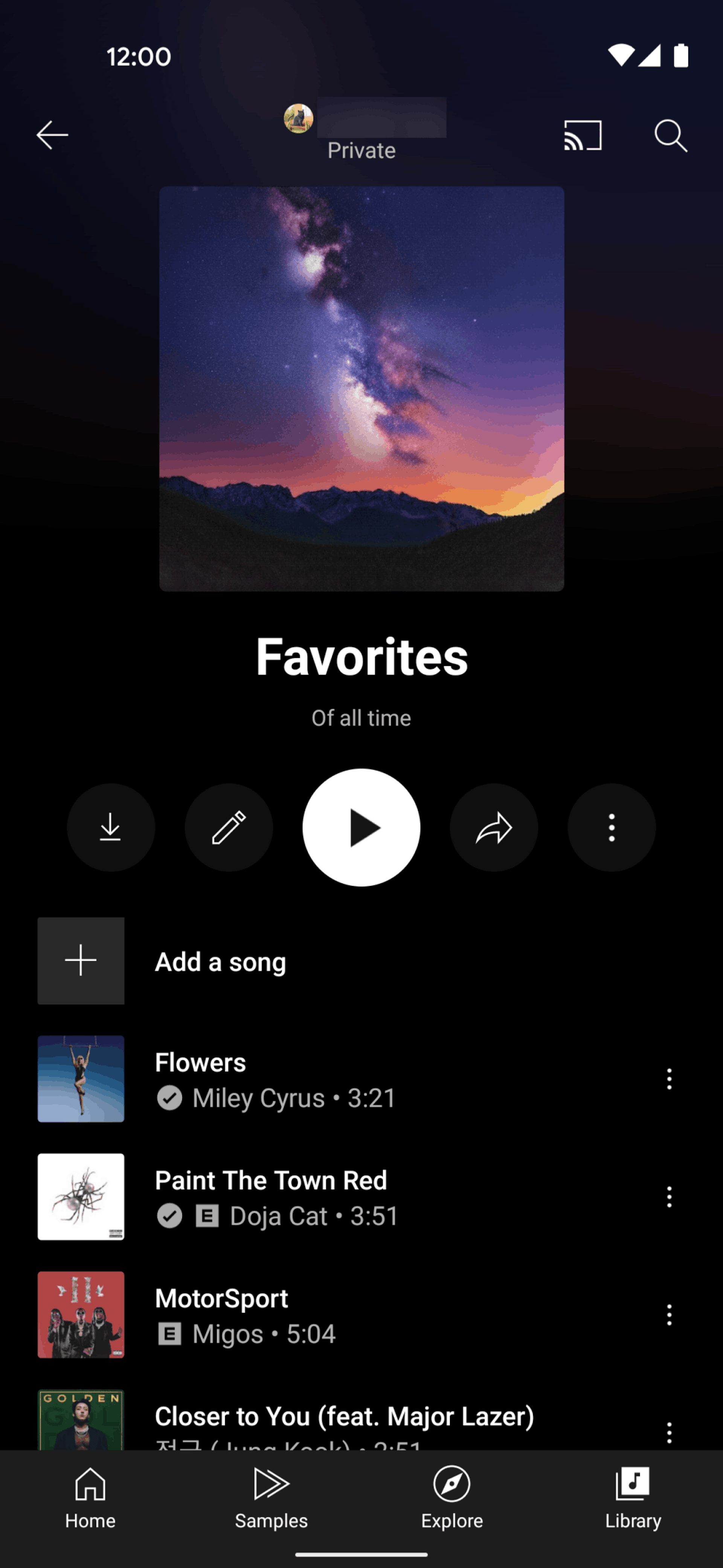 YouTube Music Android UI screenshot 22